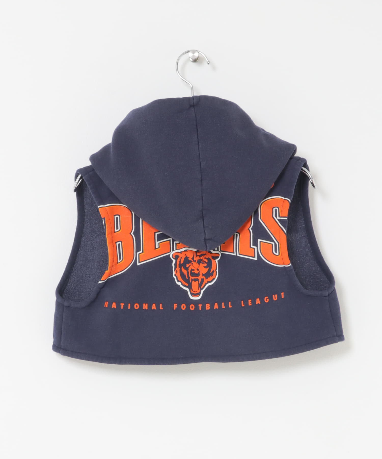 77circa　sweat hood vest navy 1 One