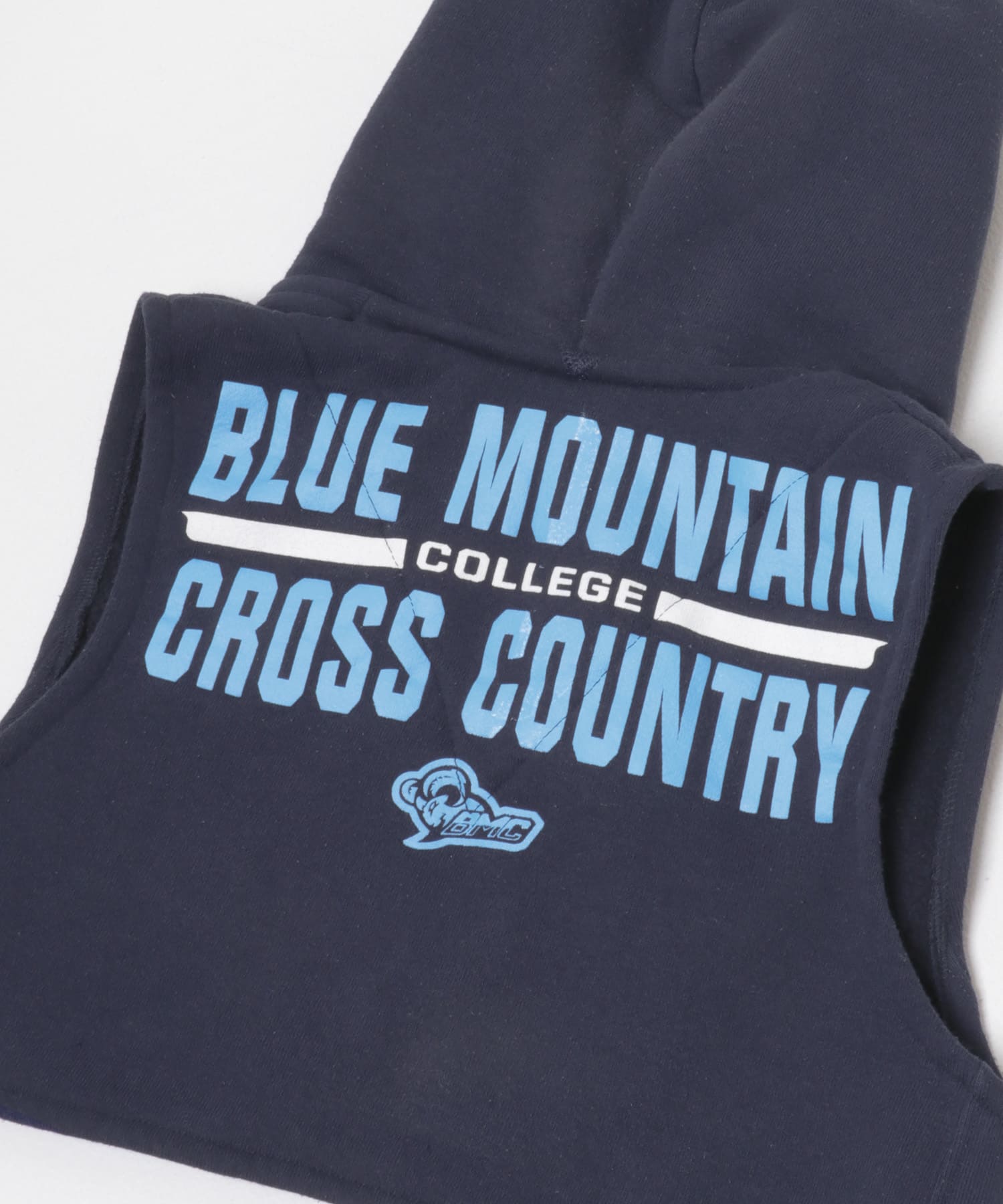 77circa　sweat hood vest navy 2 One