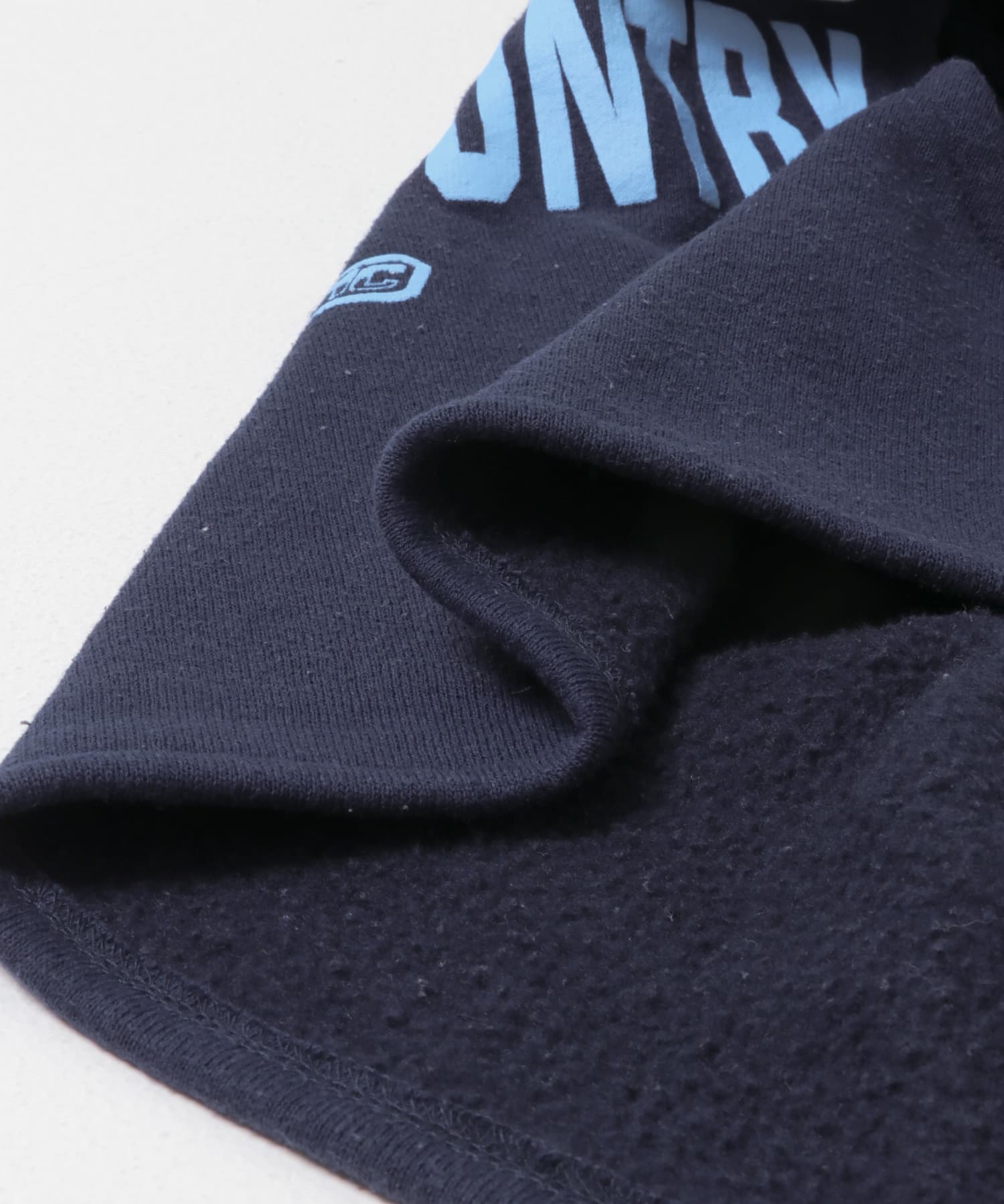 77circa　sweat hood vest navy 2 One