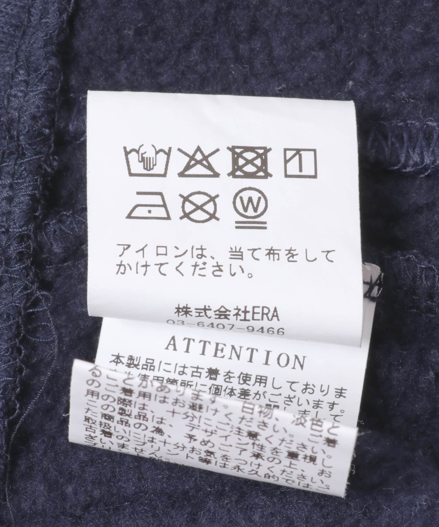 77circa　sweat hood vest navy 2 One