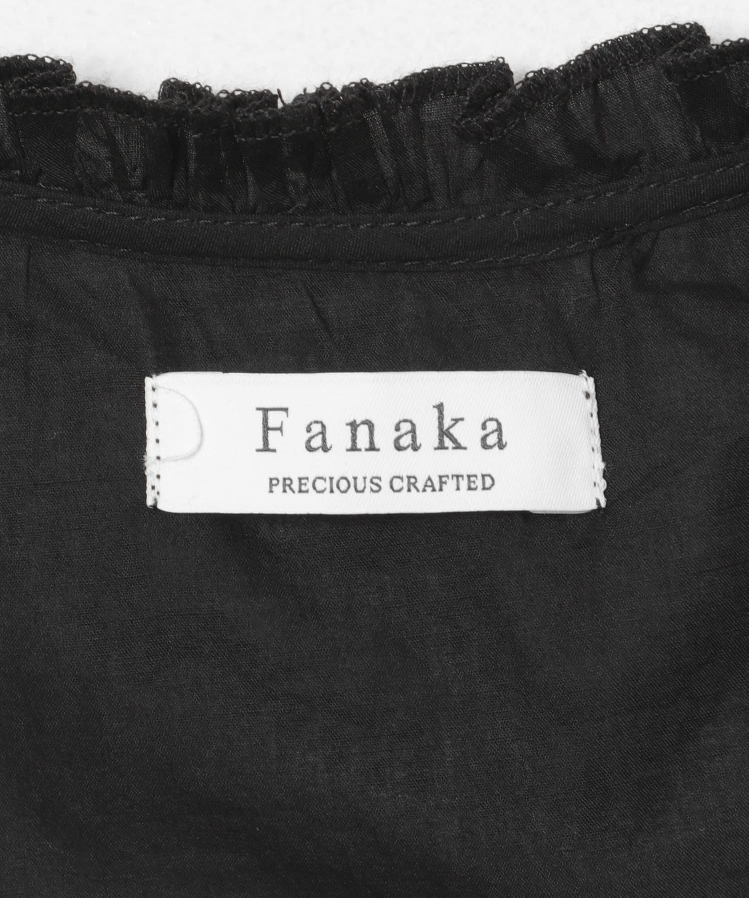 FANAKA　ノースリーブブラウス BLACK Free