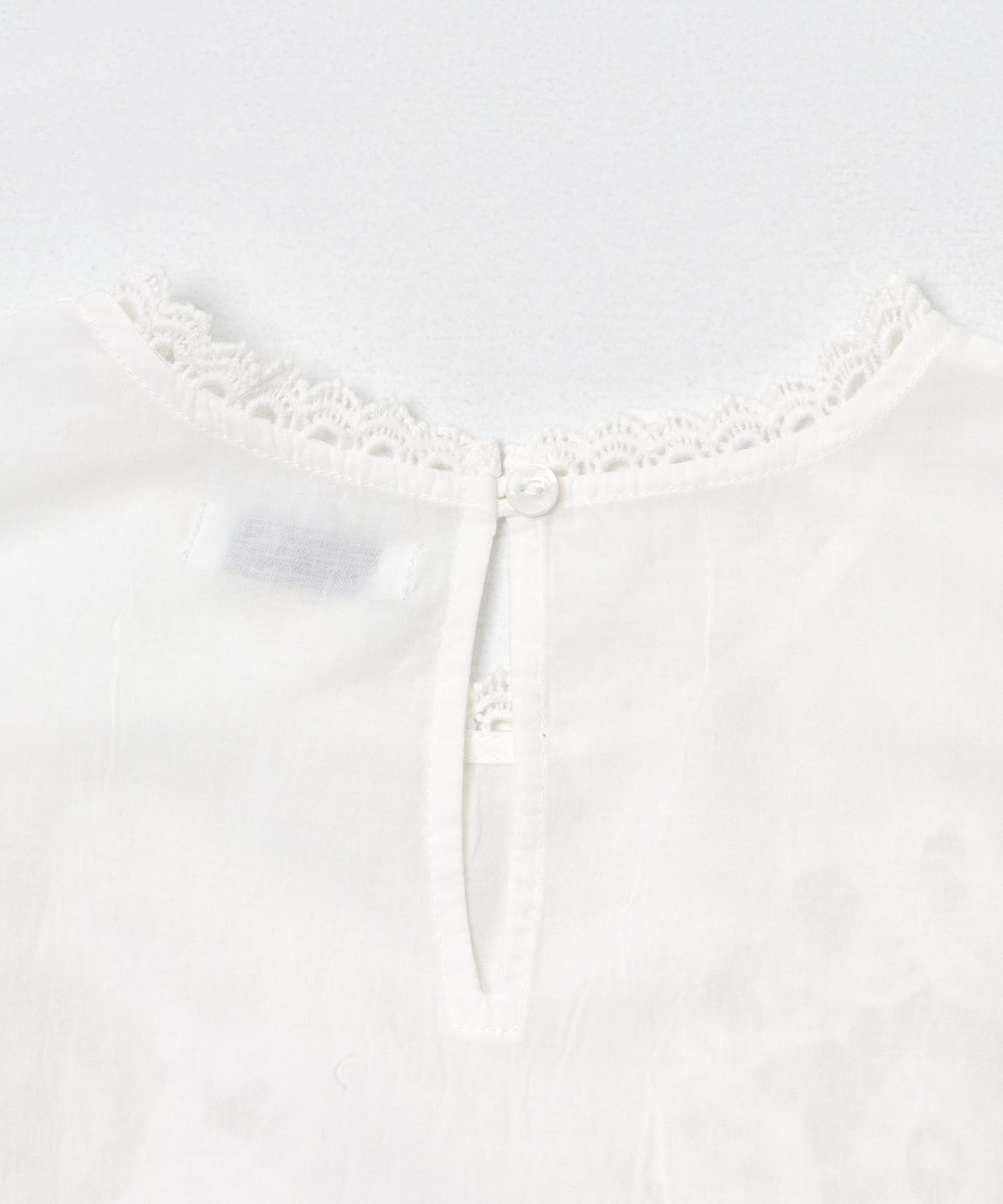 FANAKA　レースノースリーブプルオーバー WHITE Free