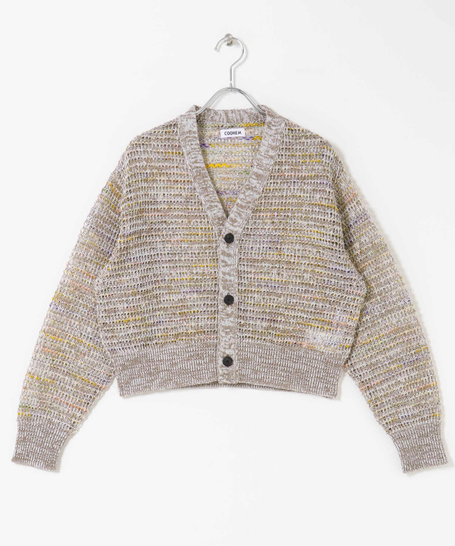 米富繊維　TWEEDY MESH KNIT C/D 41BEIGE Free