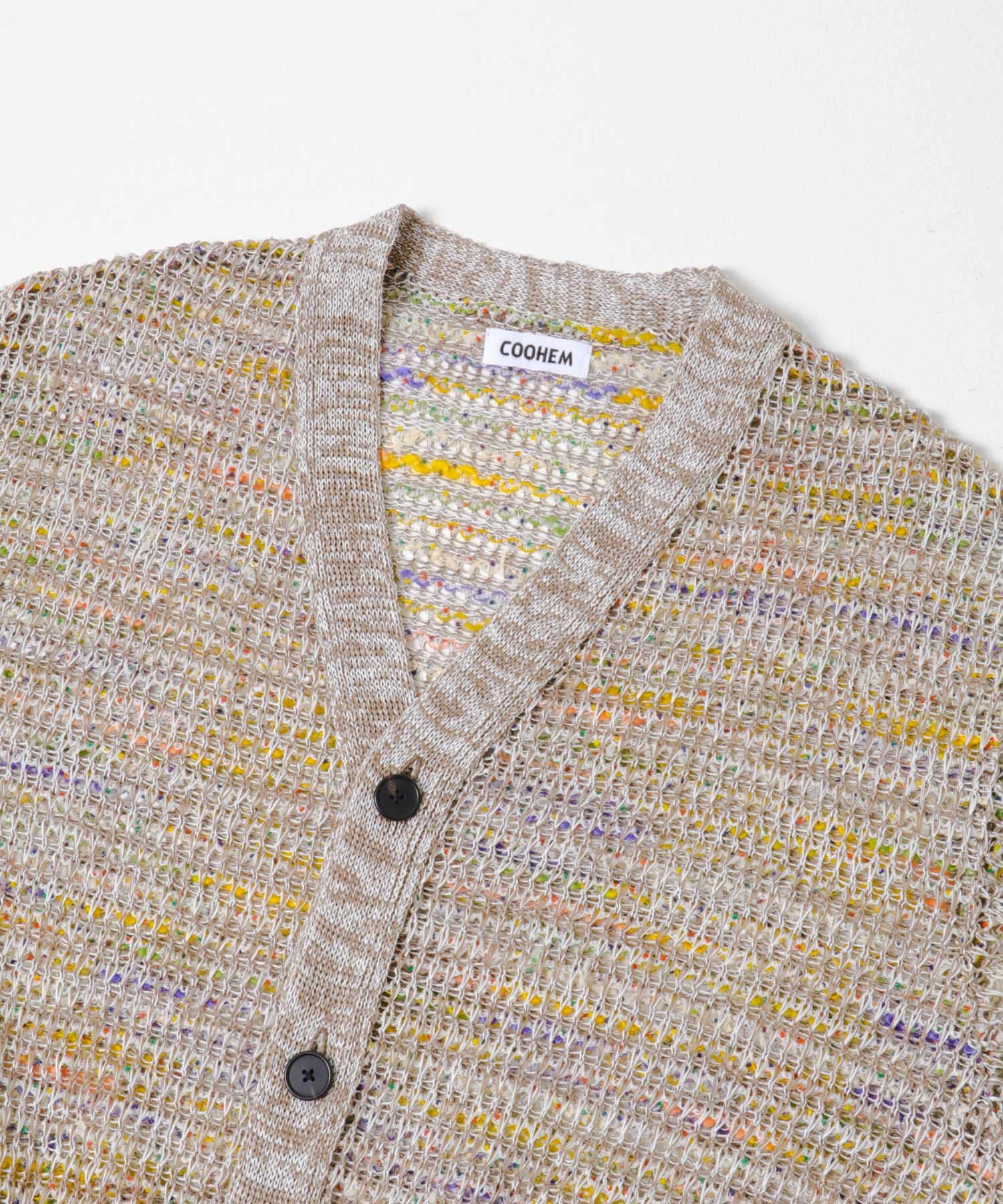 米富繊維　TWEEDY MESH KNIT C/D 41BEIGE Free