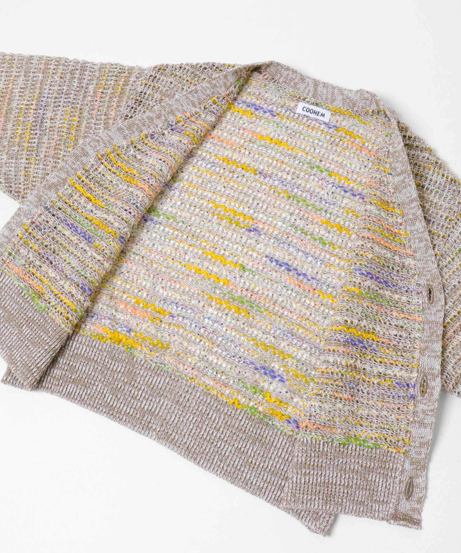 米富繊維　TWEEDY MESH KNIT C/D 41BEIGE Free