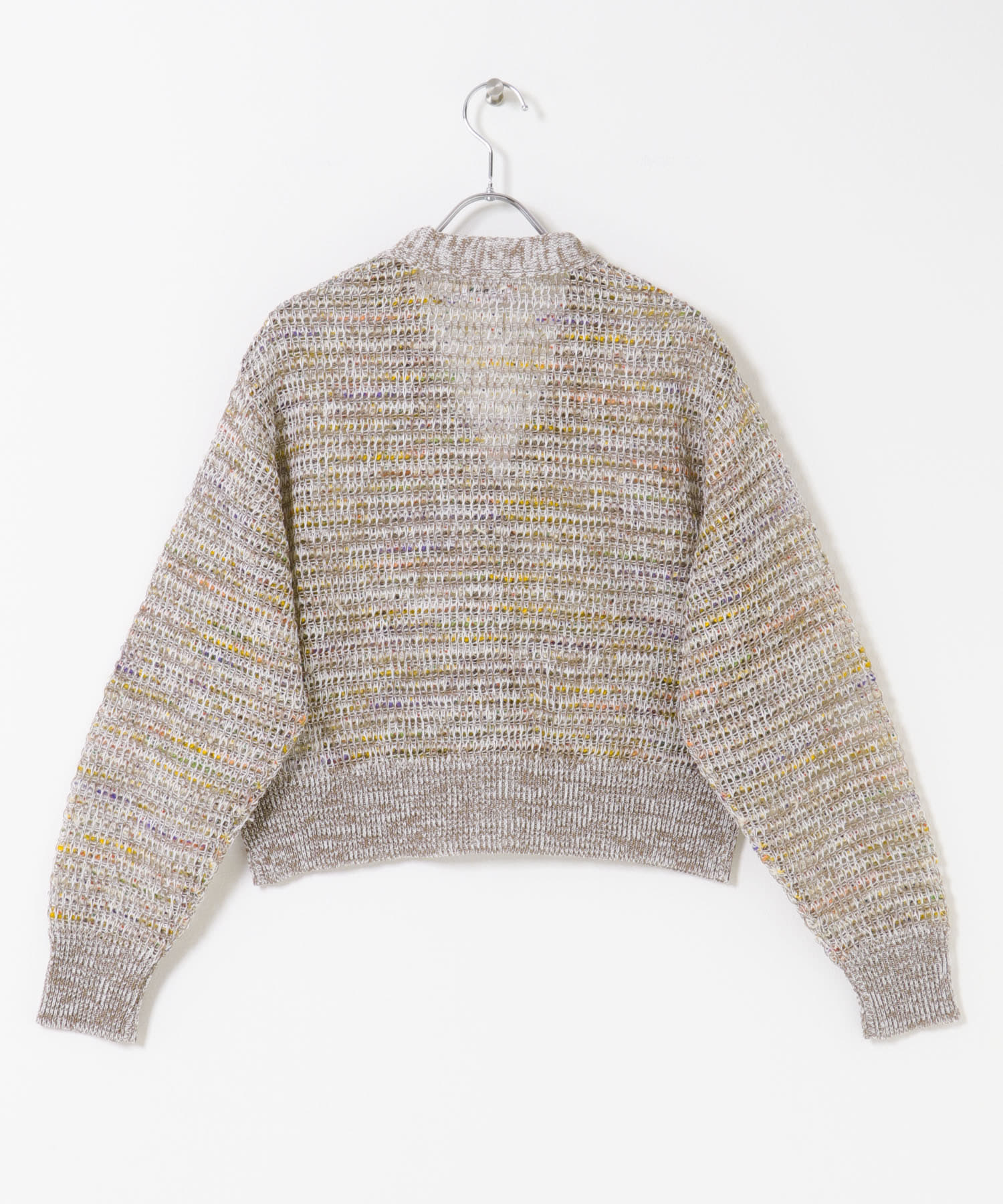 米富繊維　TWEEDY MESH KNIT C/D 41BEIGE Free