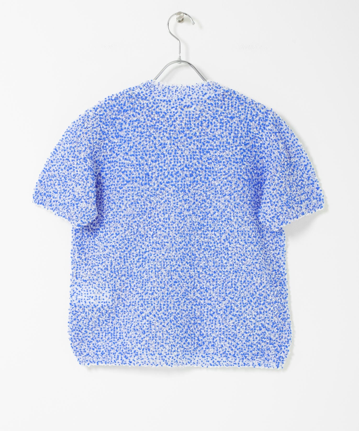 米富繊維　SHEER MOLE KNIT PULLOVER 62BLUE Free