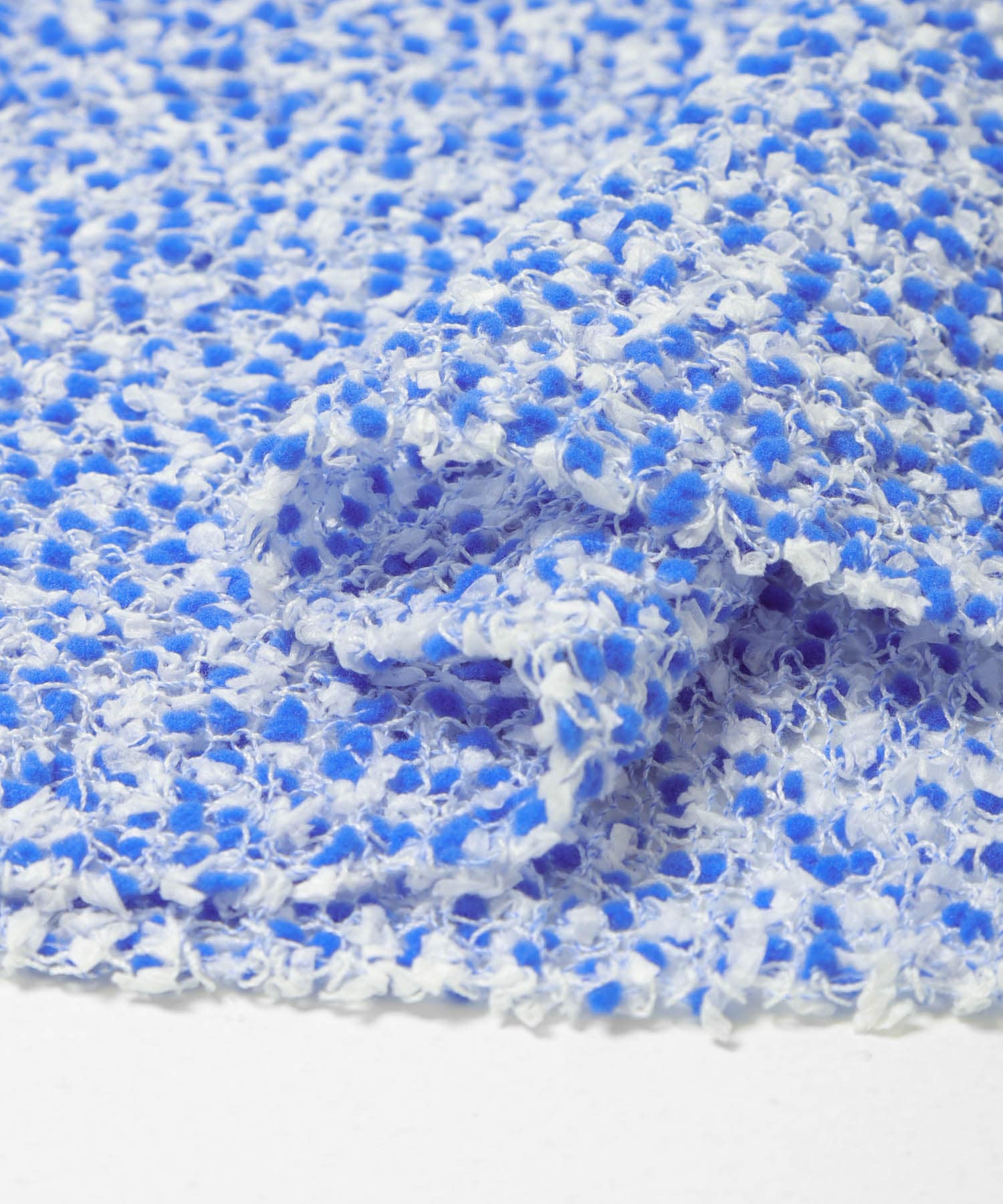 米富繊維　SHEER MOLE KNIT PULLOVER 62BLUE Free