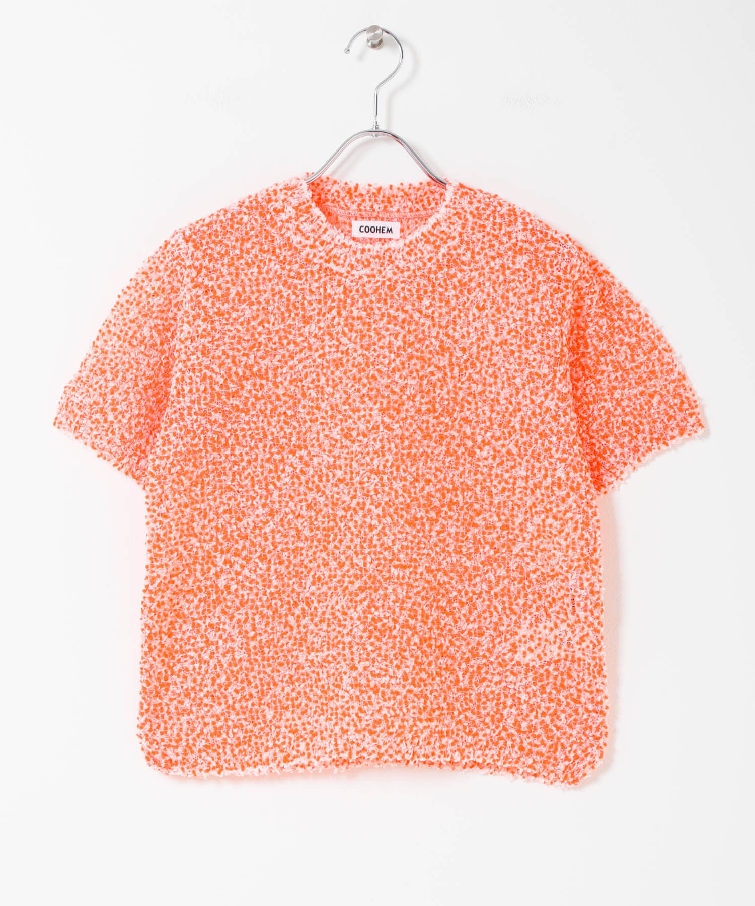 米富繊維　SHEER MOLE KNIT PULLOVER 24ORANGE Free