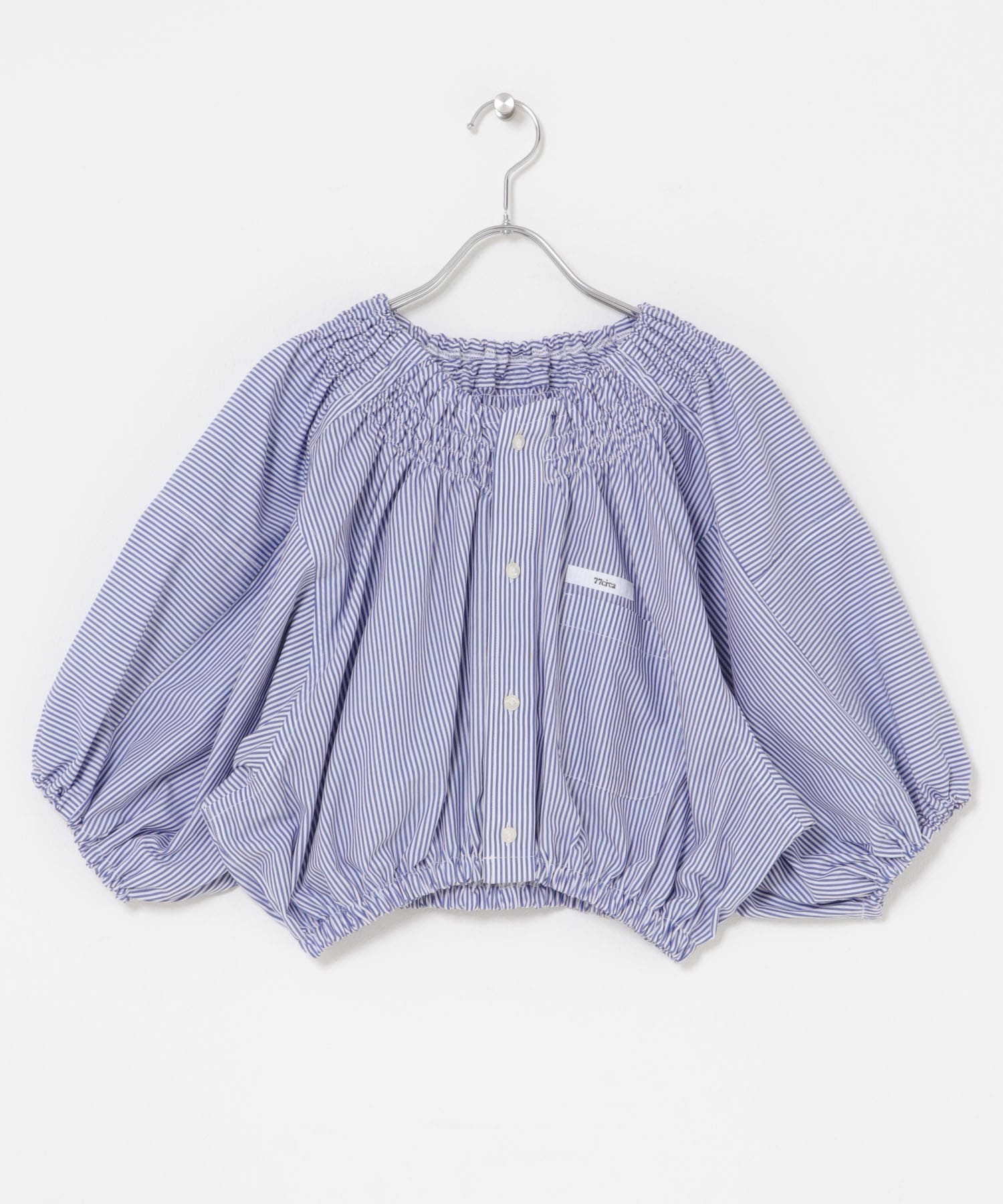 77circa　make shirring neck shirt