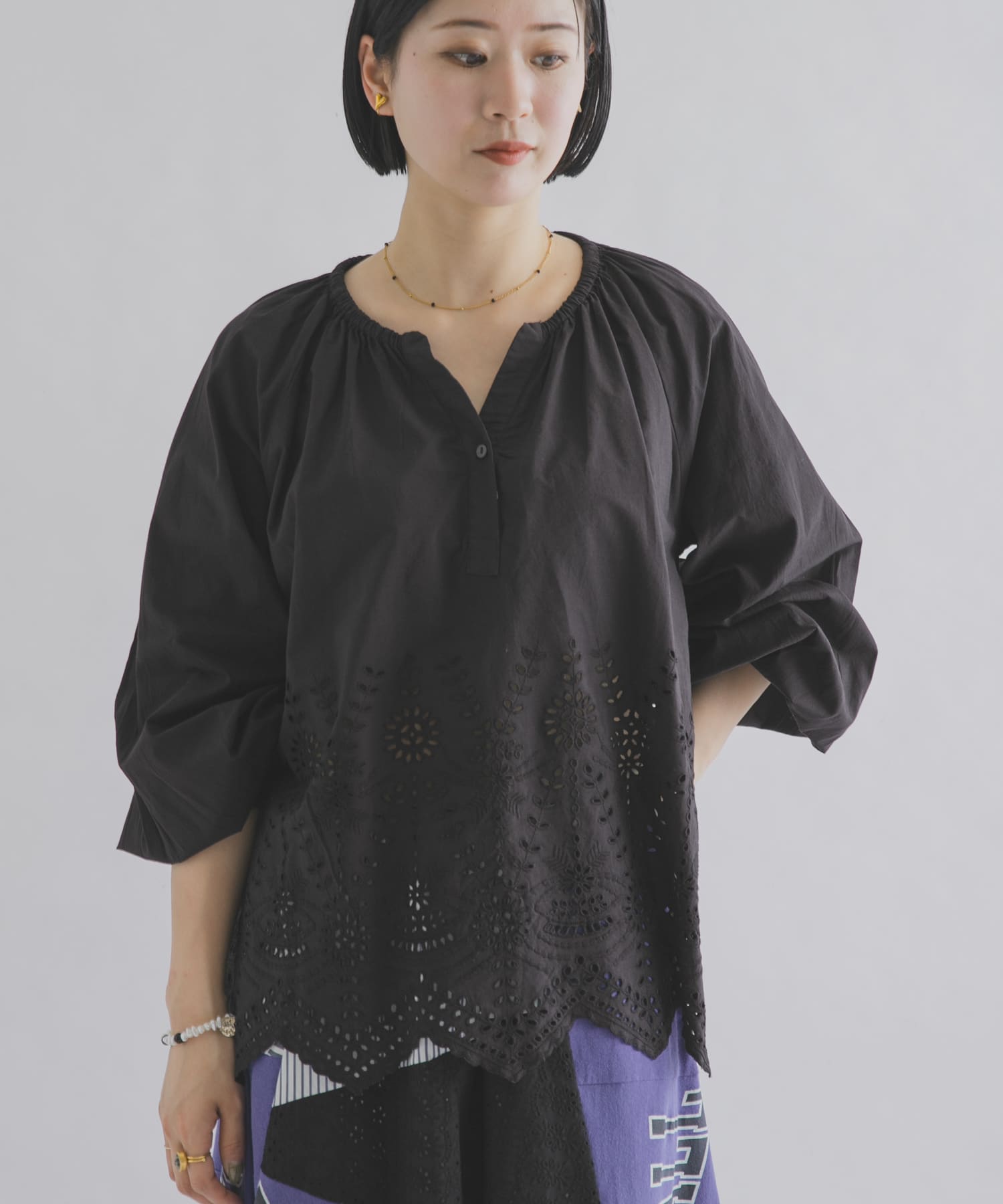 FANAKA　チュニックブラウス