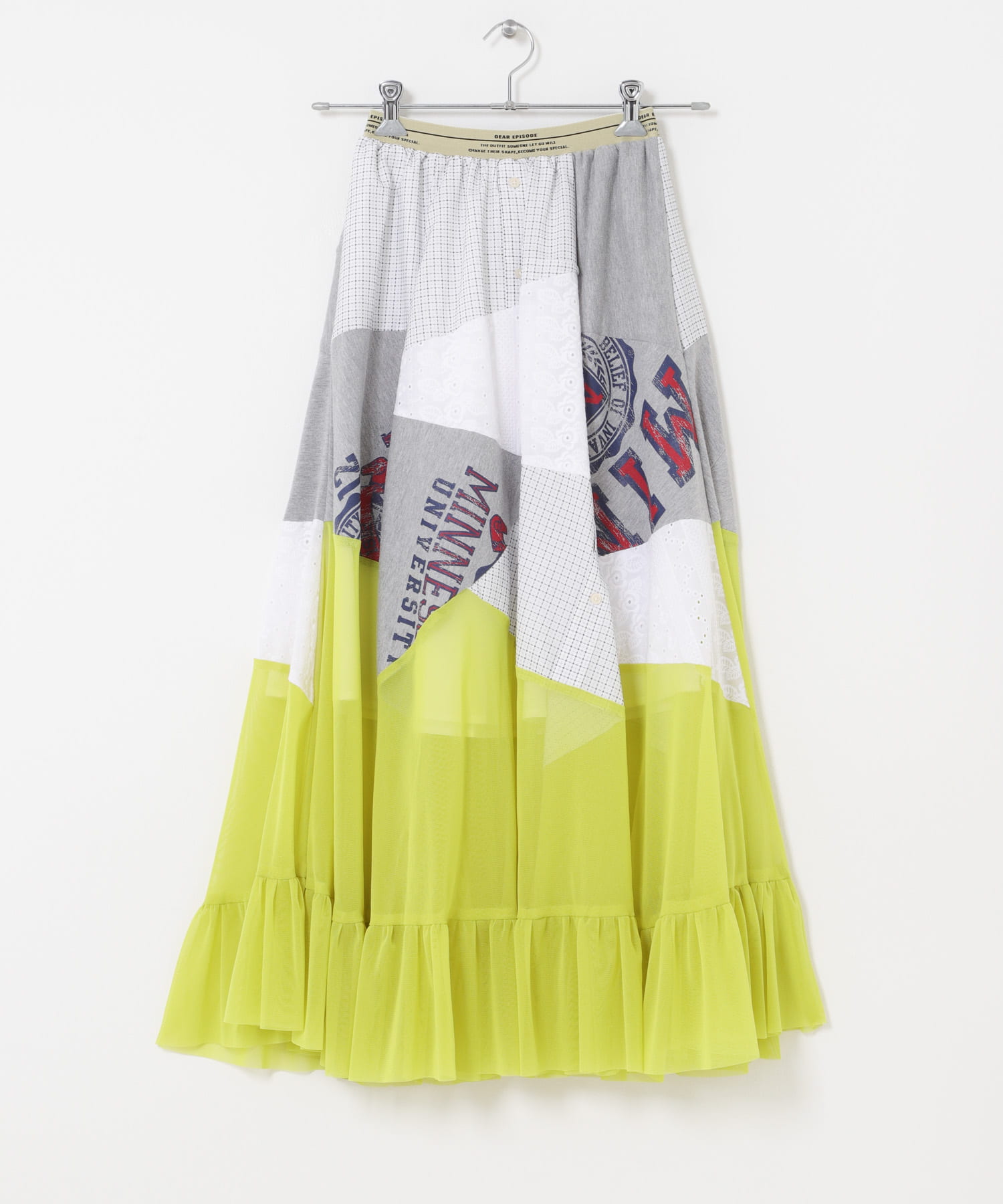 DEAR EPISODE　654 SKIRT YELLOW1 Free