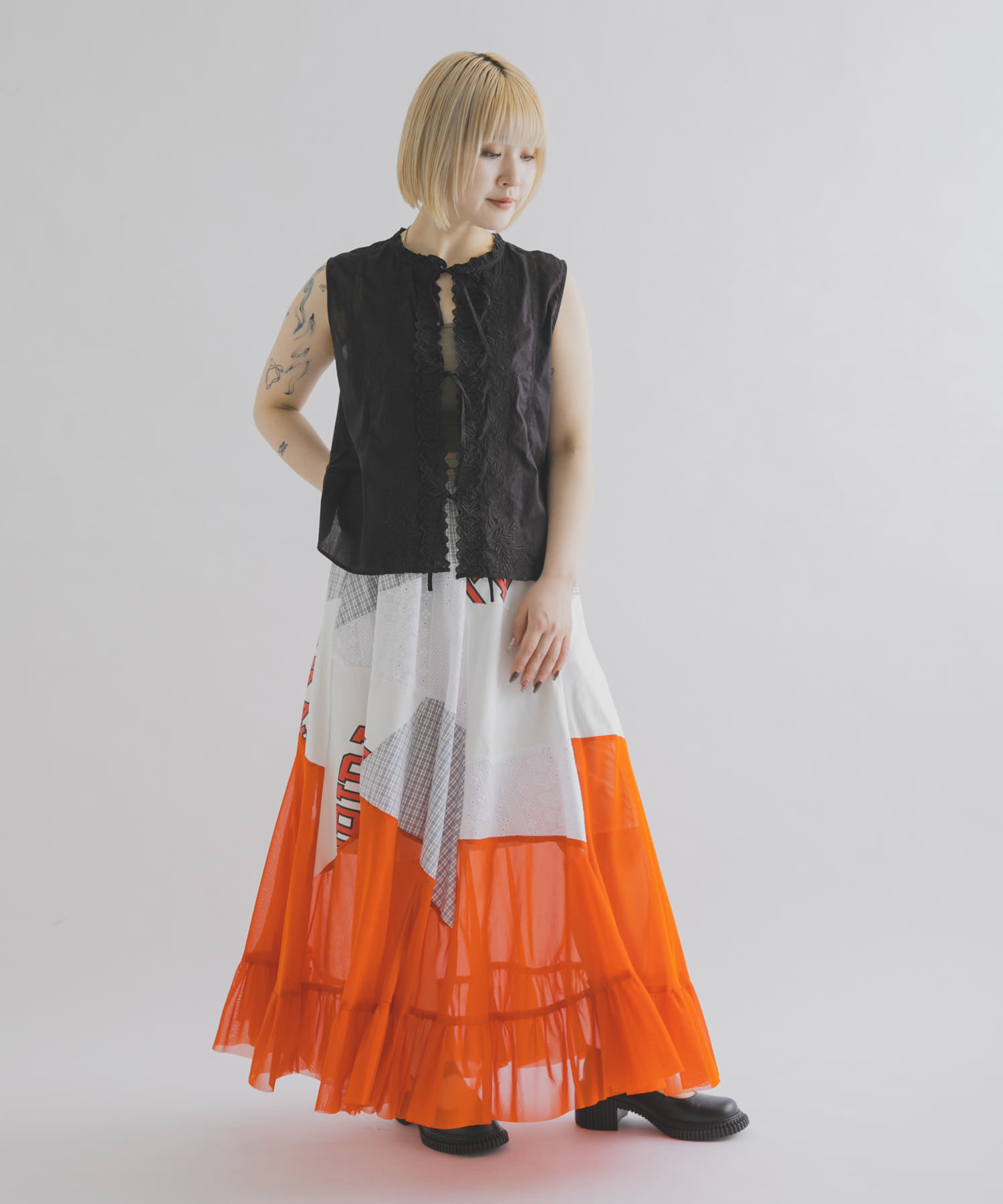 身長 : 156cm サイズ : Free