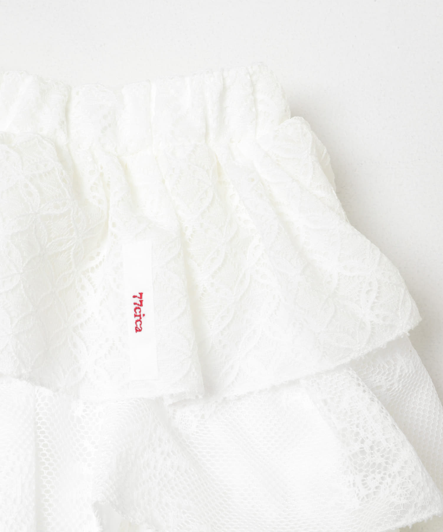 77circa　lace tutu white 3 One