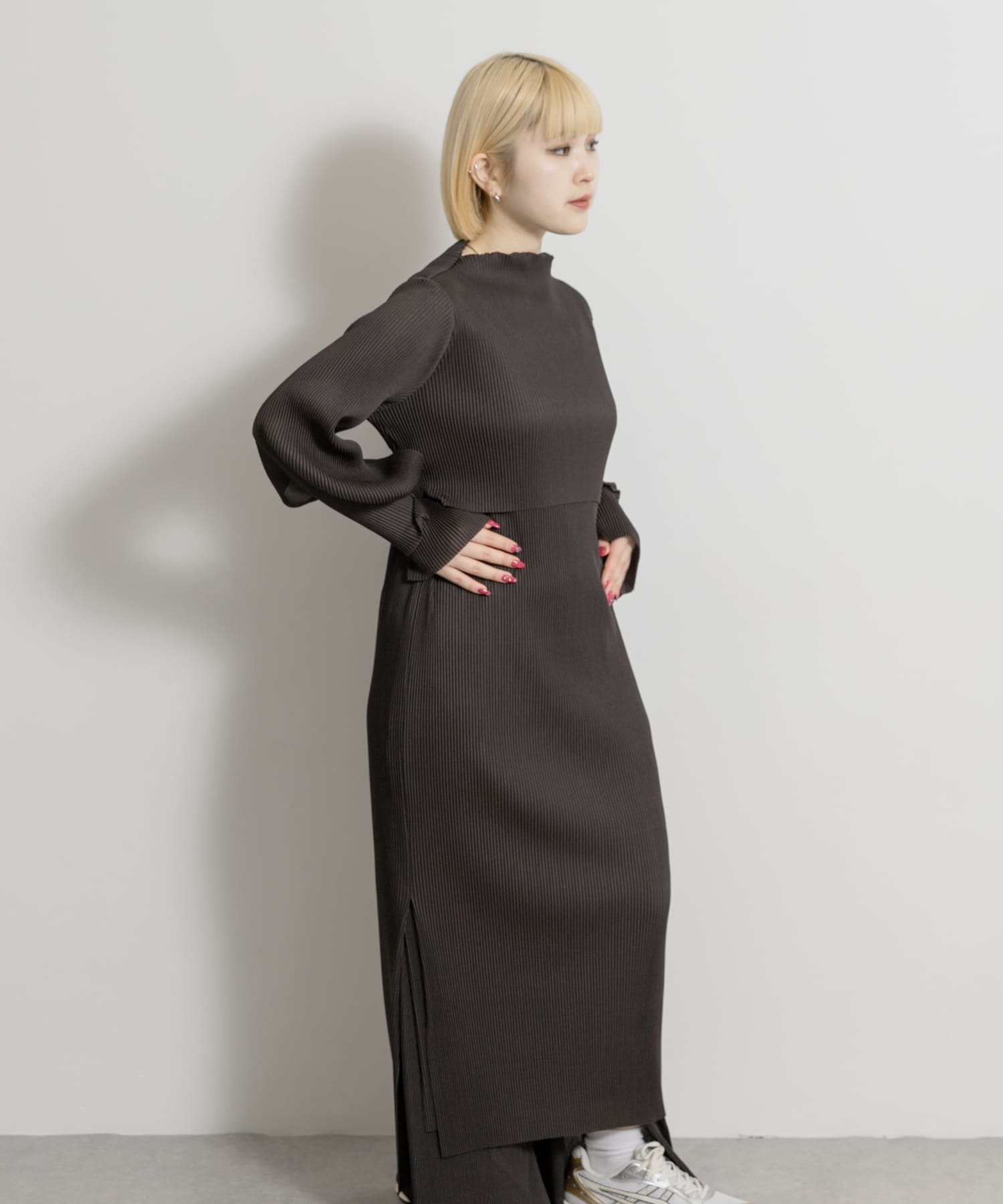 Jens UNDER PULLOVER DRESS 1(1 CHARCOAL): ワンピース｜URBAN