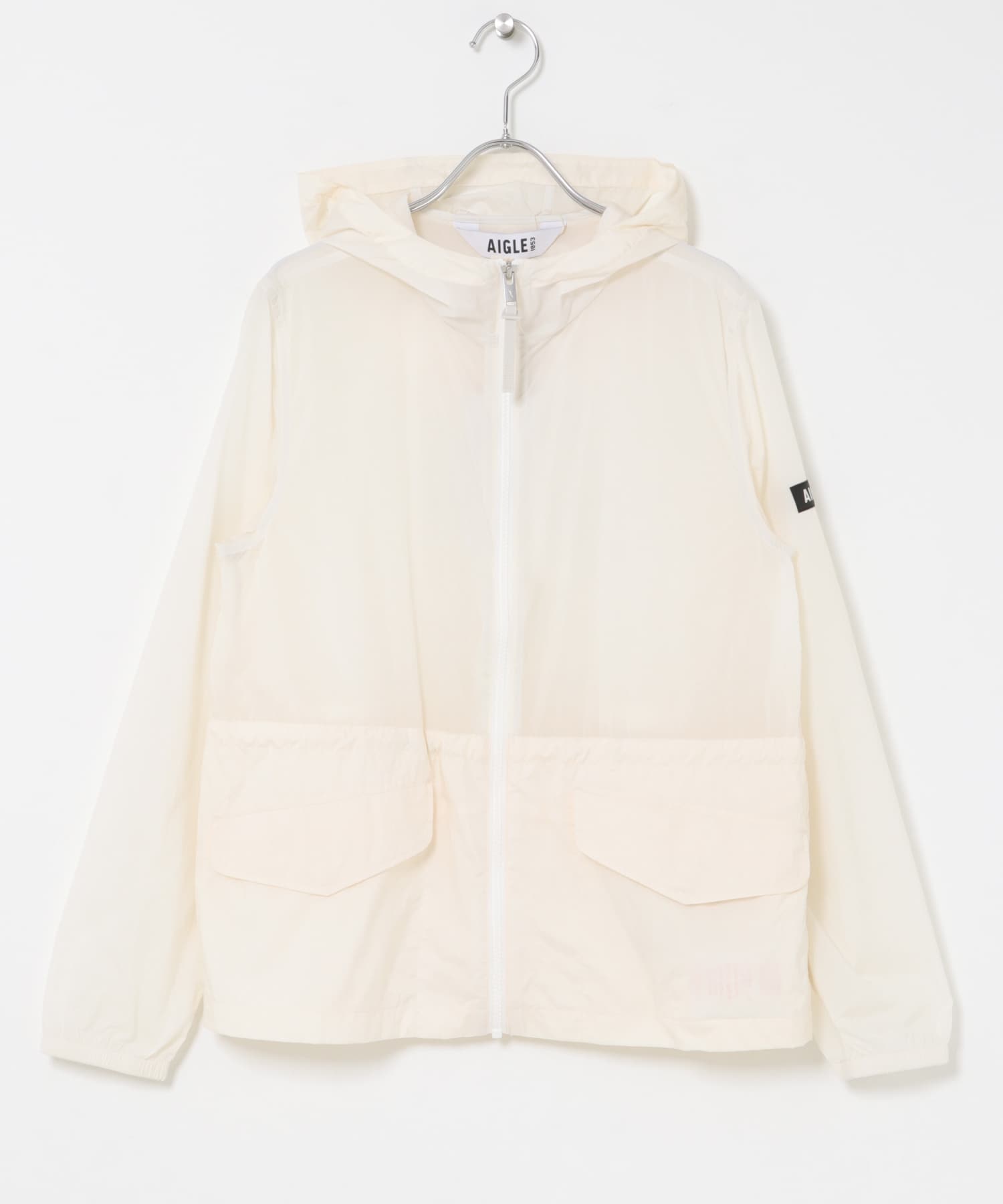 AIGLE　超軽量 撥水 UVカット フーディショートジャケット LAIT 36
