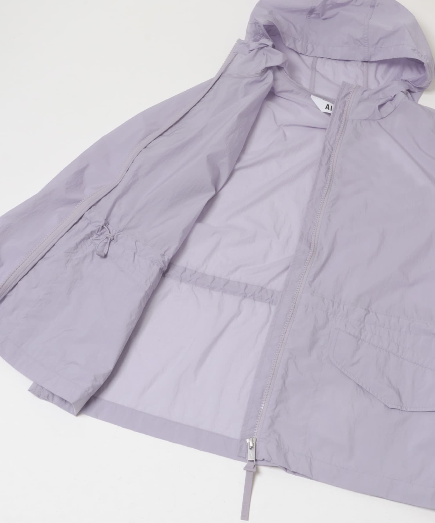 AIGLE　超軽量 撥水 UVカット フーディショートジャケット LILAS 36