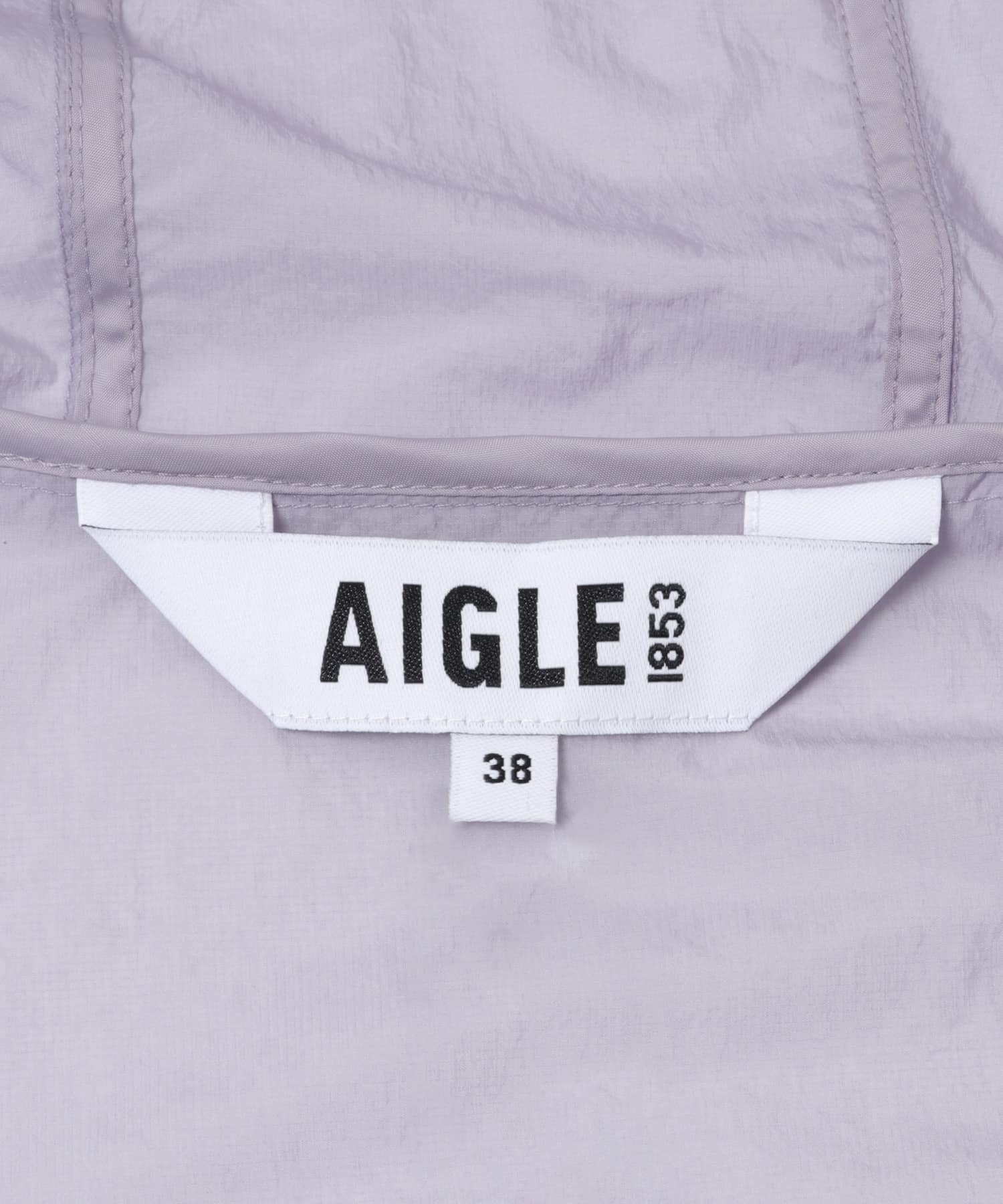 AIGLE　超軽量 撥水 UVカット フーディショートジャケット LILAS 36