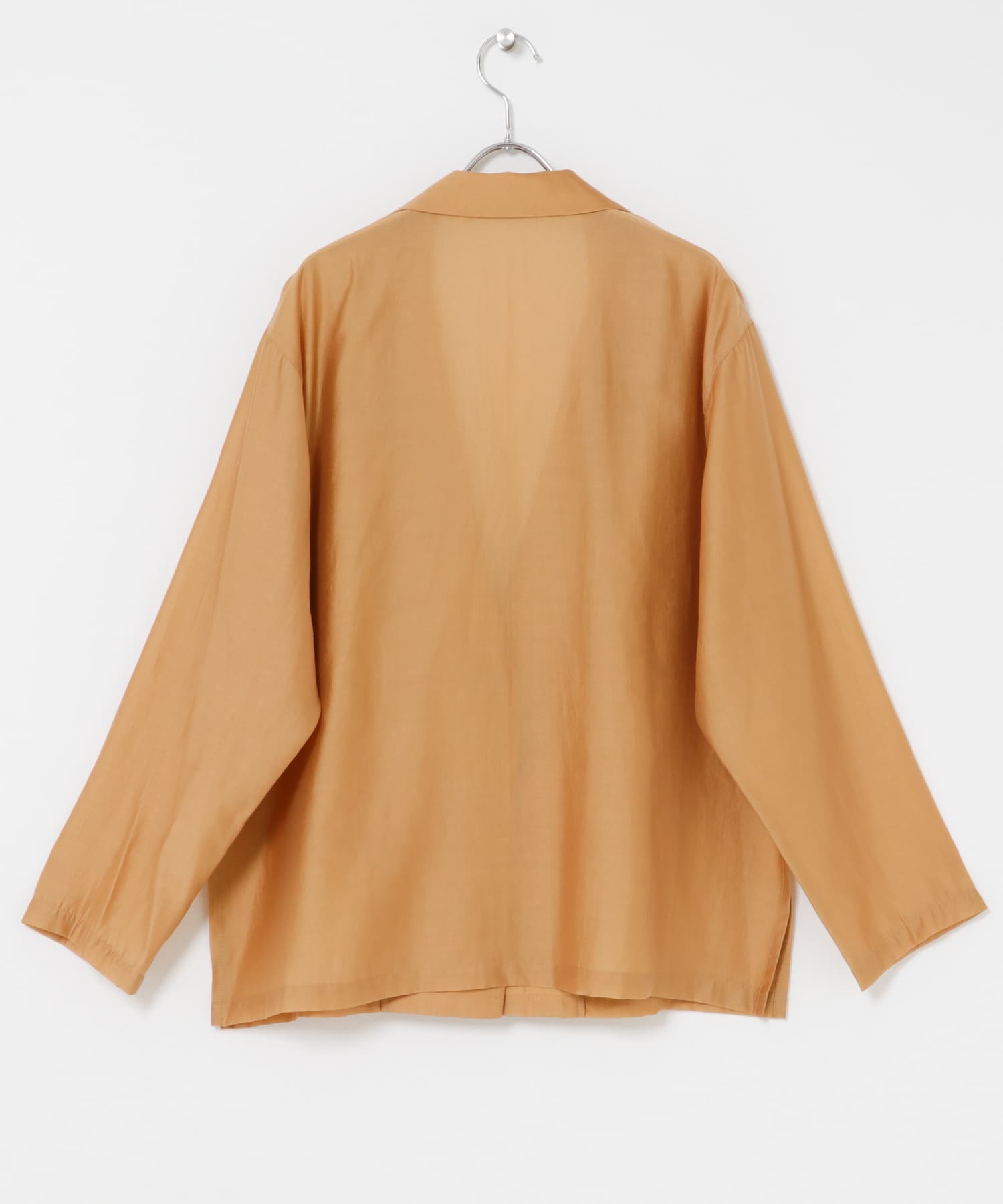 『別注』MIDIUMISOLID×THE GOODLAND MARKET　sheer shirt jacket ORANGE Free