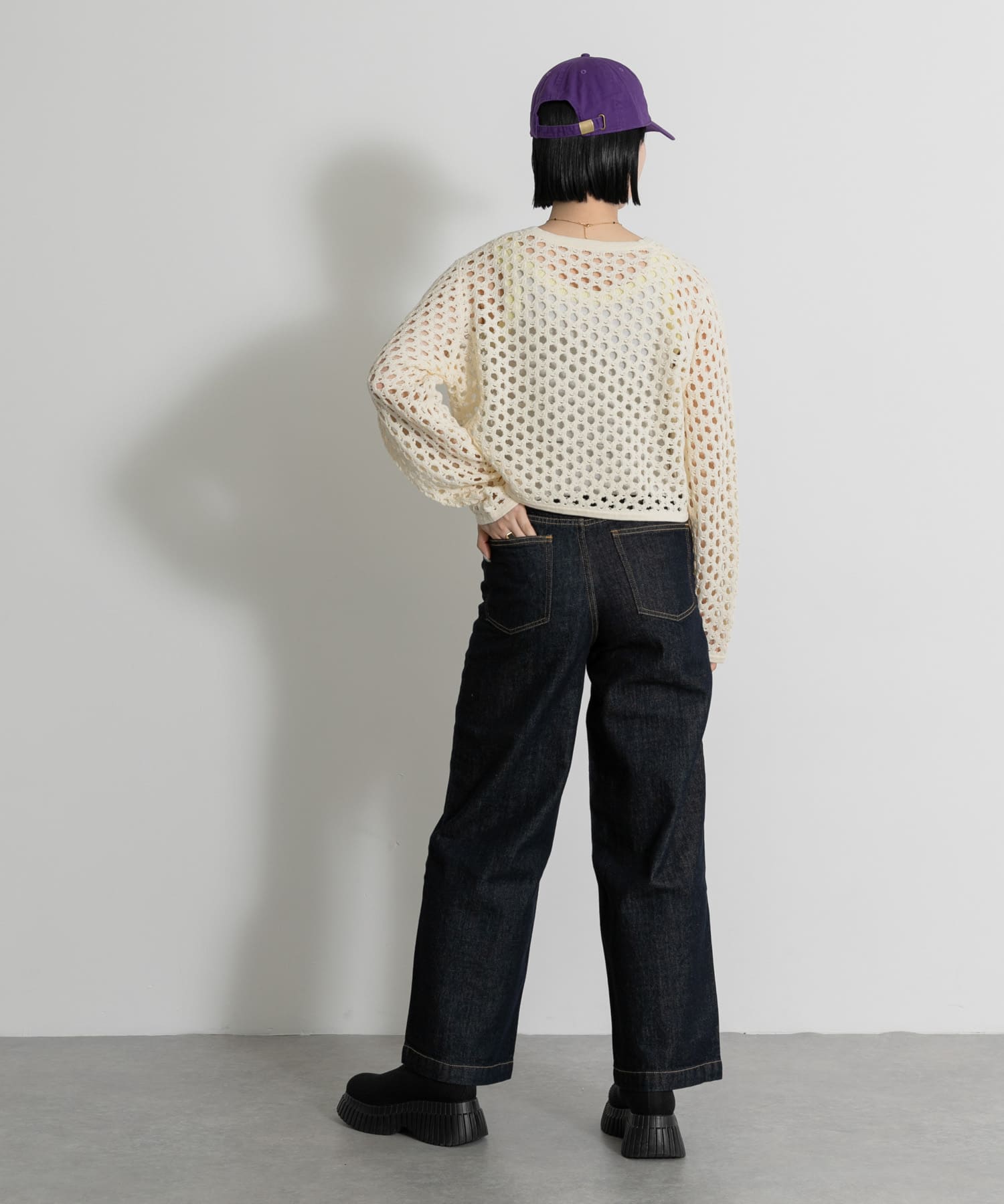 『別注』MidiUmi x THE GOODLAND MARKET　LACE KNIT CD OFF Free