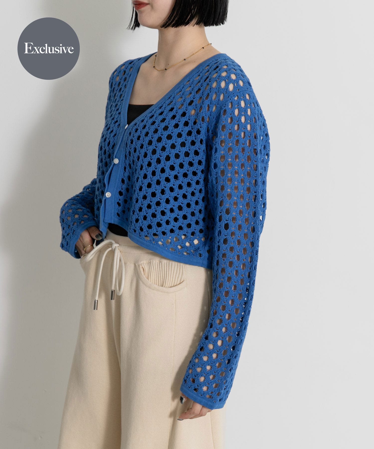 『別注』MidiUmi x THE GOODLAND MARKET　LACE KNIT CD