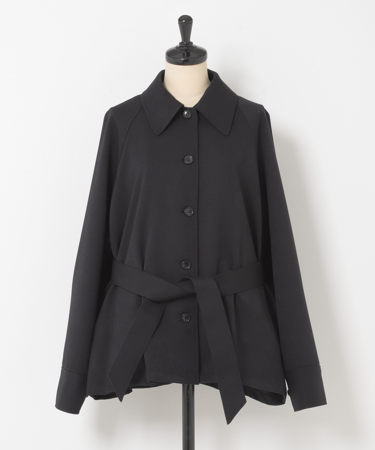 MIDIUMISOLID　soutien collar shirt jacket