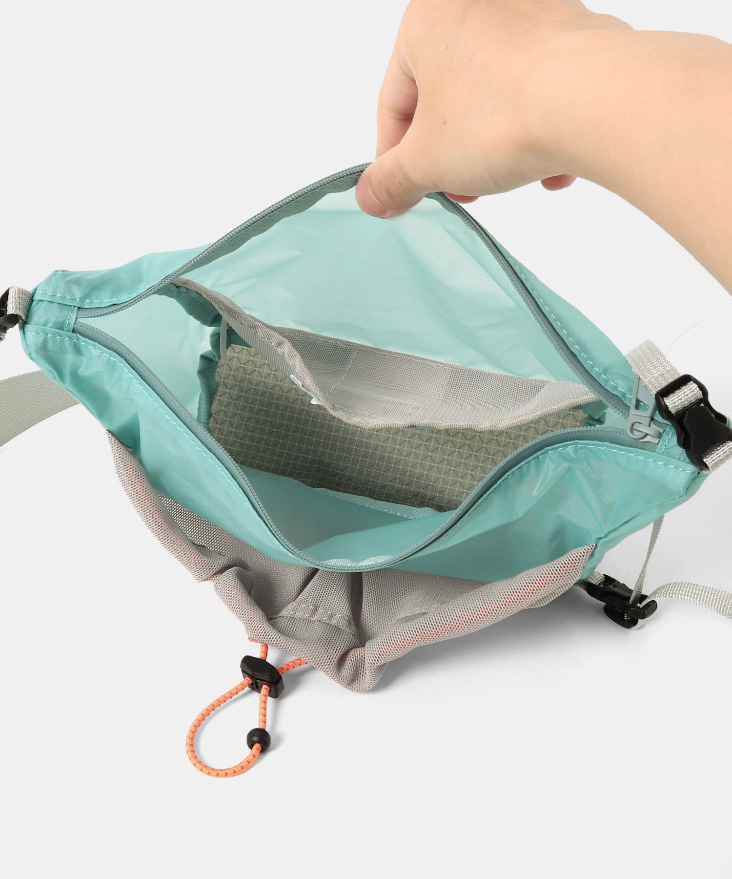 F/CE.　CORDURA SIL NYLON SACOCHE GREEN Free