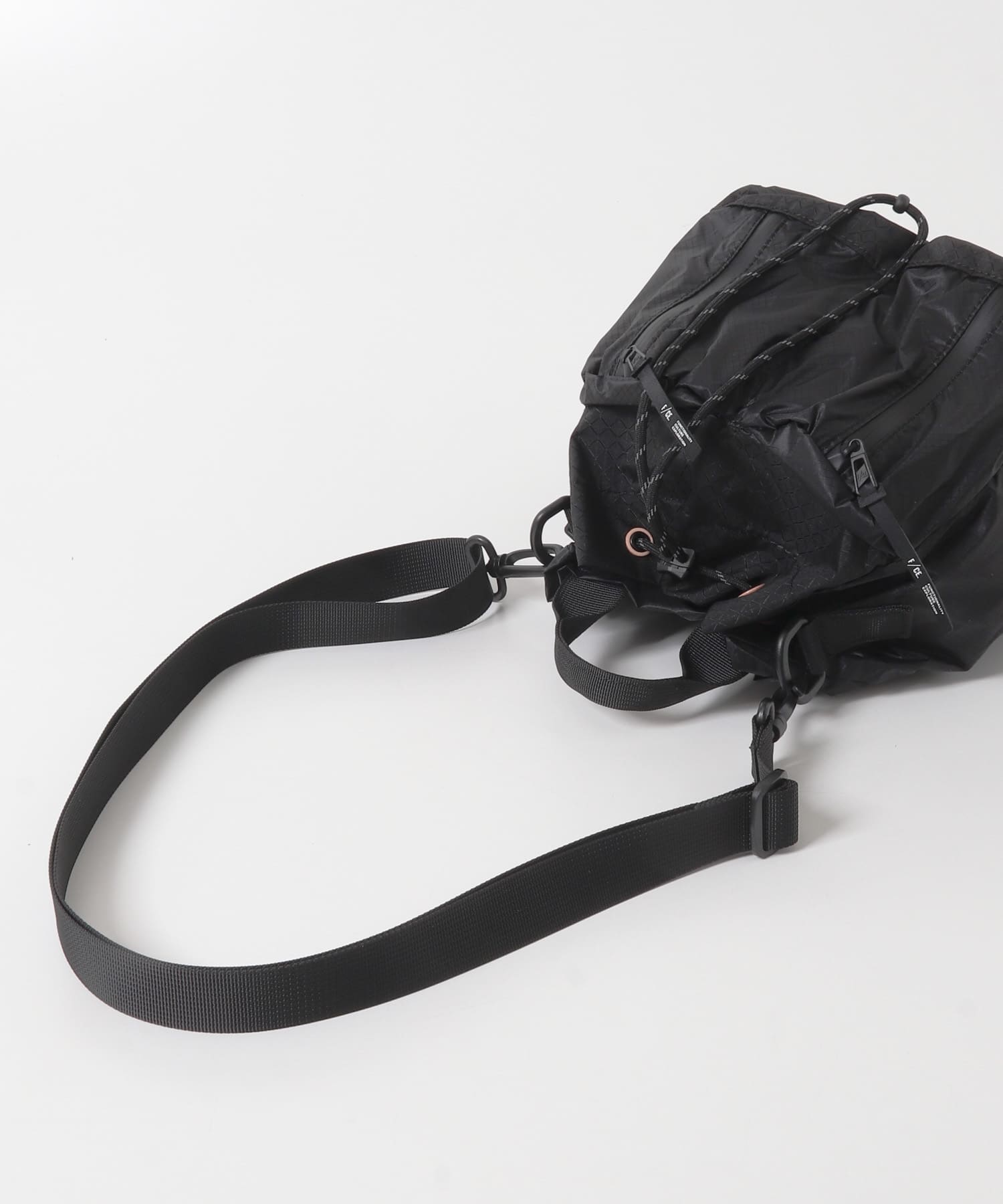 F/CE.　CORDURA SIL NYLON DRAWST BLACK Free
