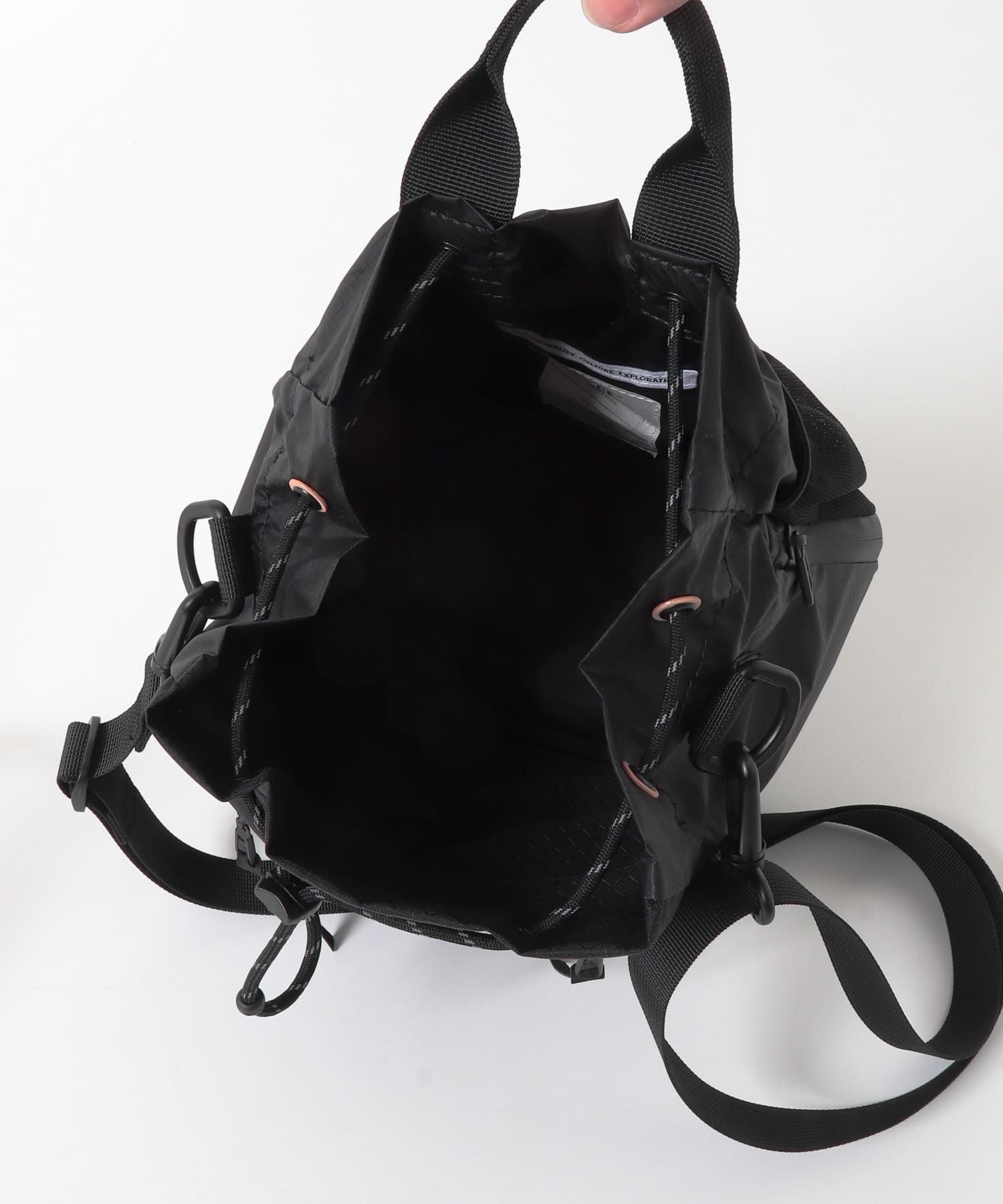 F/CE.　CORDURA SIL NYLON DRAWST BLACK Free