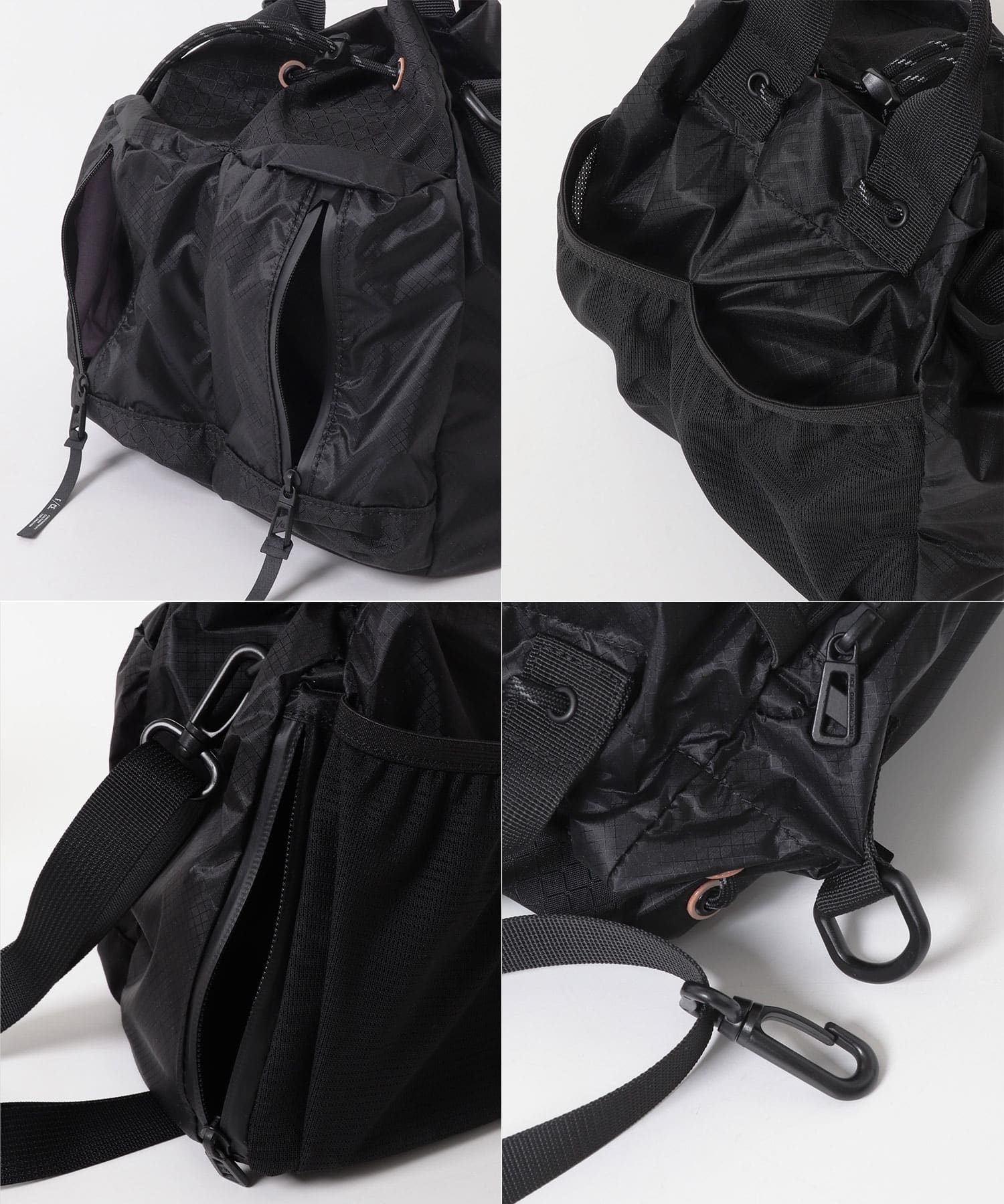 F/CE.　CORDURA SIL NYLON DRAWST BLACK Free