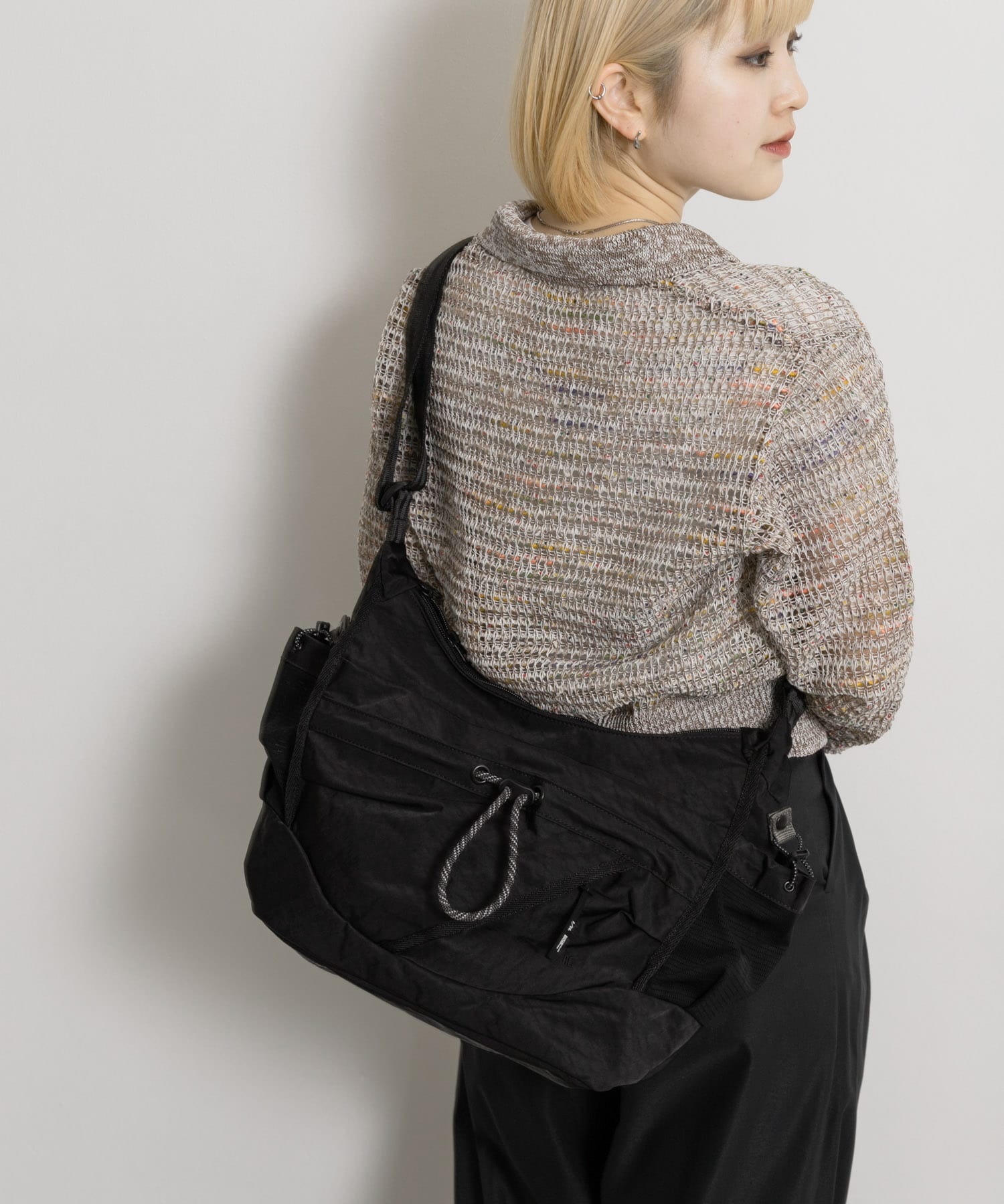 F/CE.　TEXTURED 2WAY SHOULDER TOTE