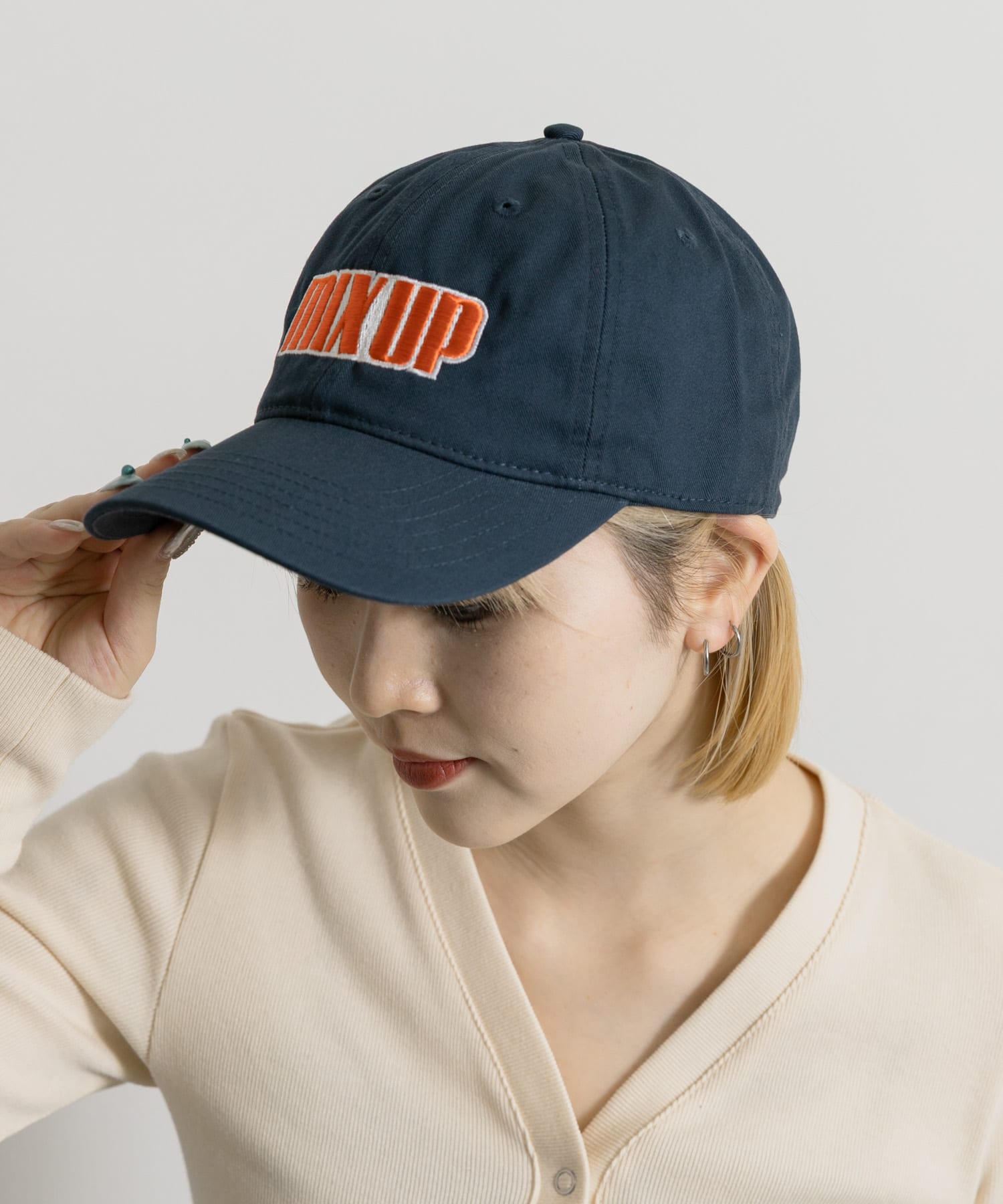 77circa　original embroidery cap MIX UP