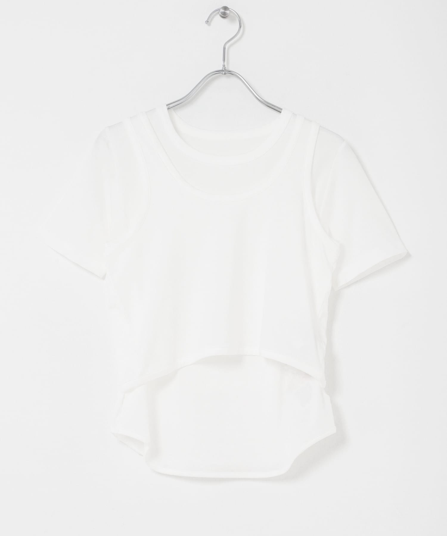cwtch　LAYERED CUTSEWN WHITE Free