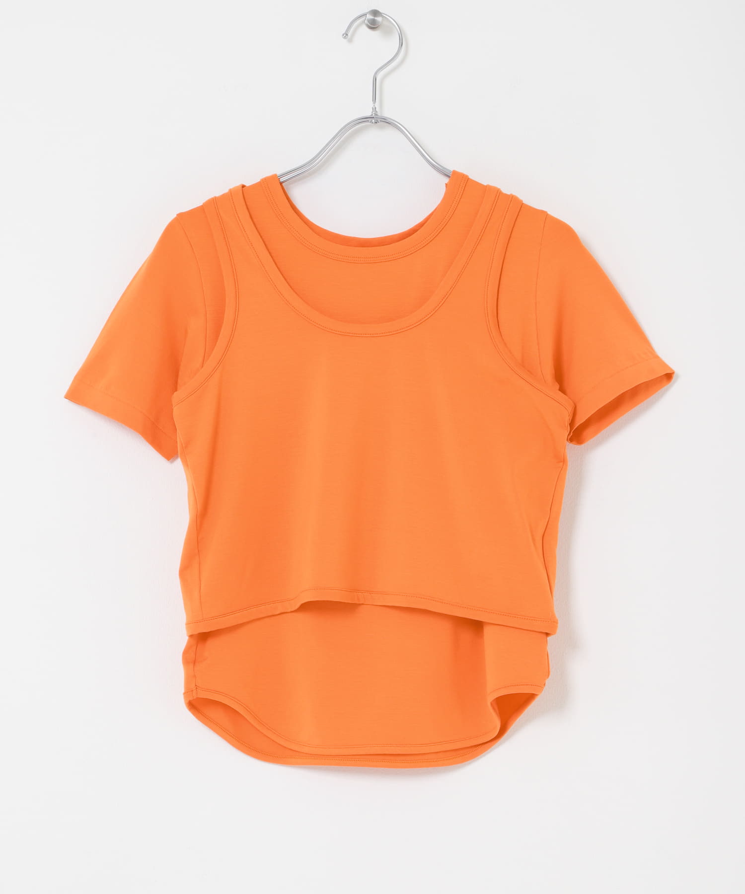 cwtch　LAYERED CUTSEWN ORANGE Free