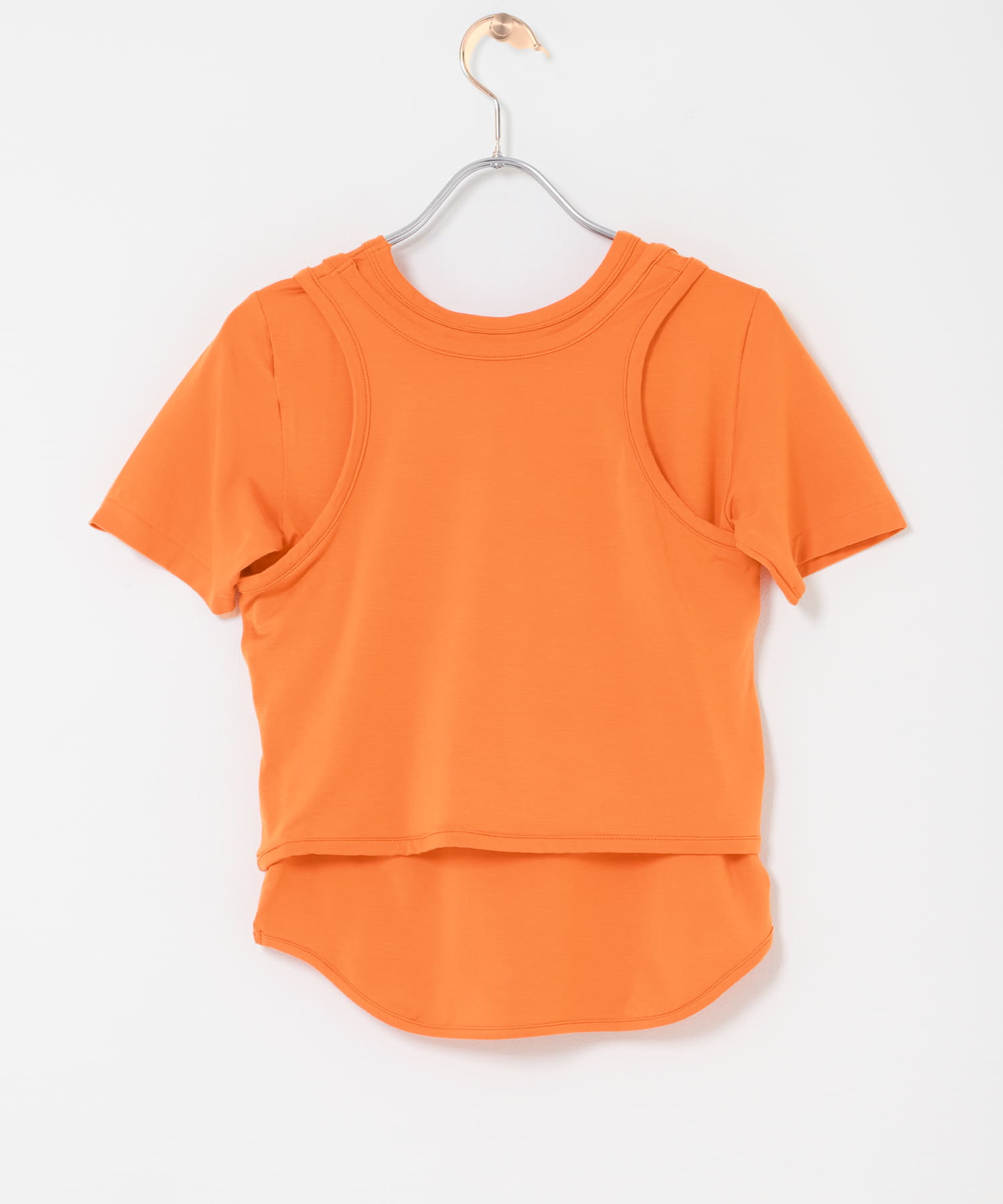 cwtch　LAYERED CUTSEWN ORANGE Free