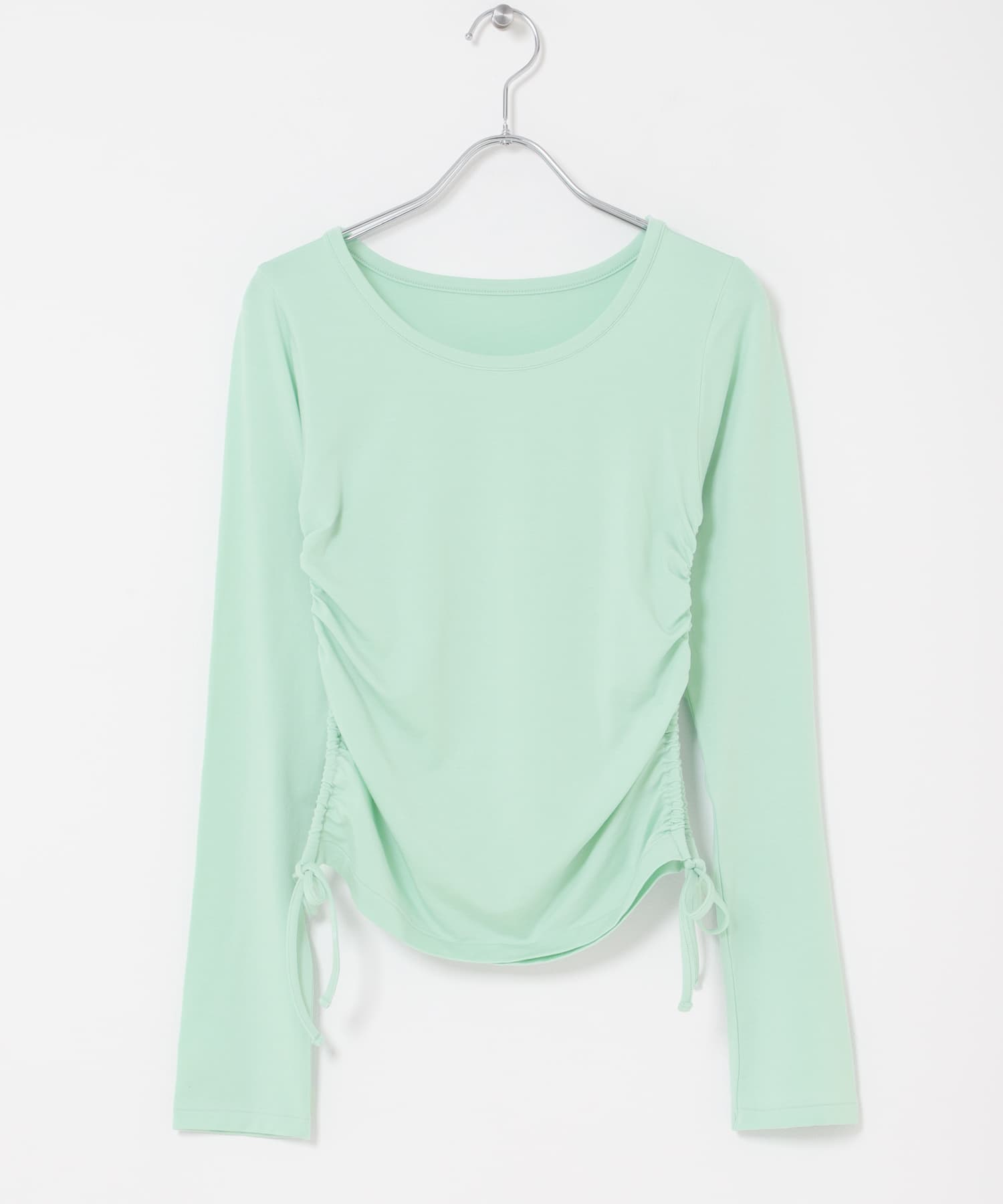 cwtch　SHEER LONG-SLEEVE T-SHIRTS MINT Free