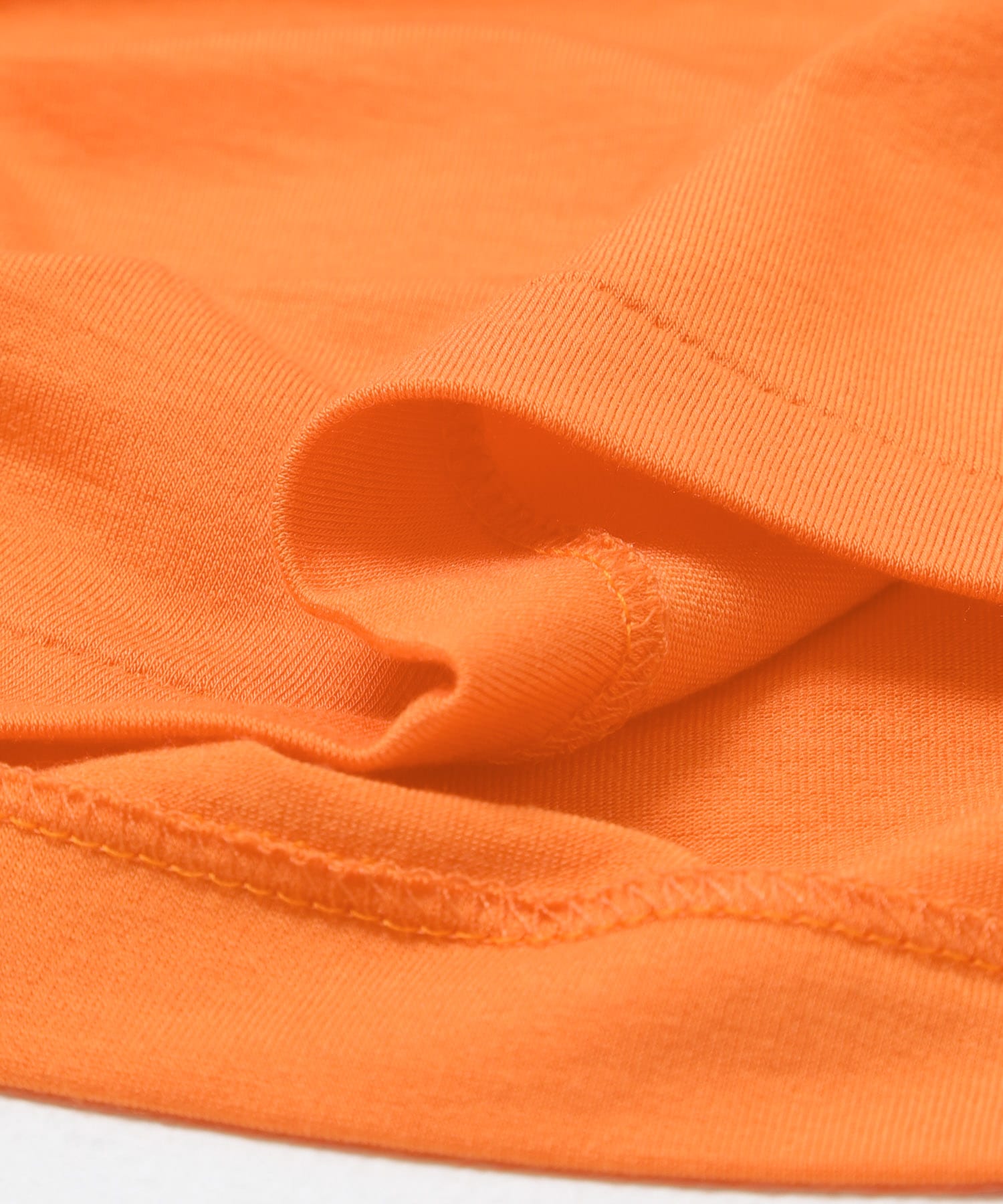 cwtch　SHEER LONG-SLEEVE T-SHIRTS ORANGE Free