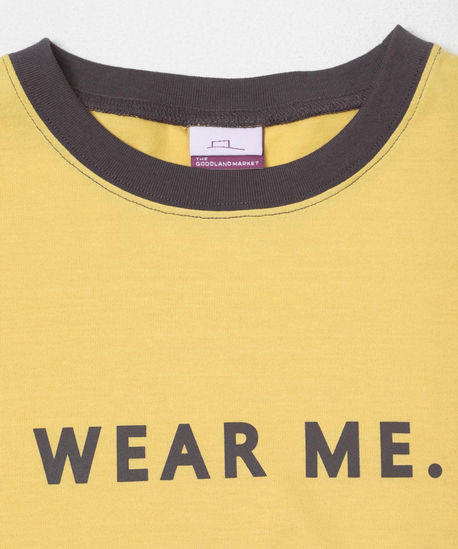 ザ グッドランド マーケット　BOX RINGER  TEE YE×BR 1