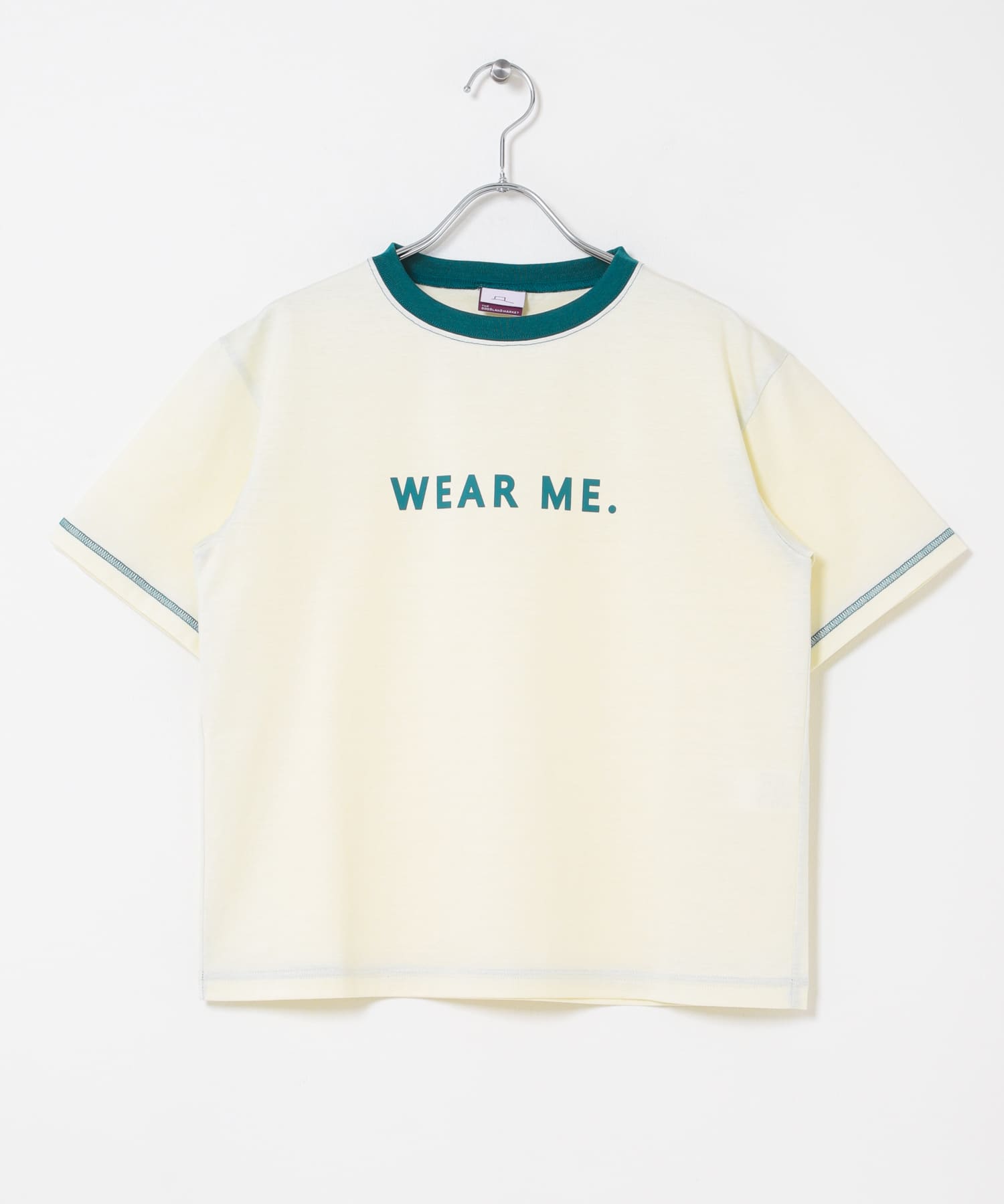 ザ グッドランド マーケット　BOX RINGER  TEE WH×GR 1