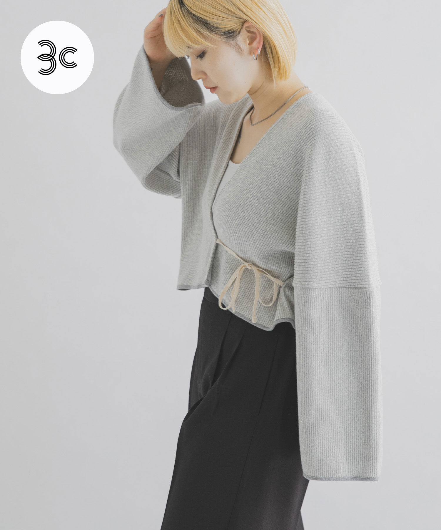 cwtch　UPCYCLE LIC CARDIGAN