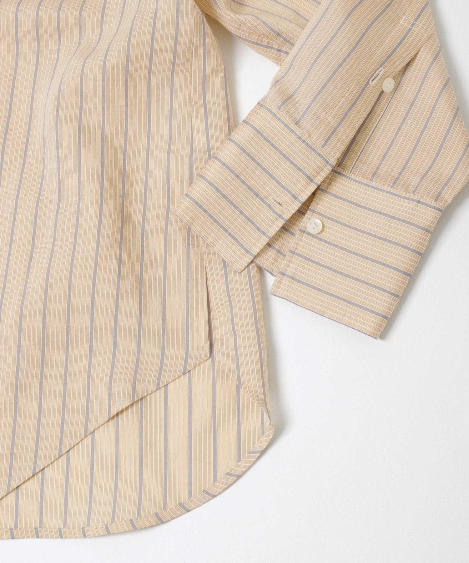 cwtch　STRIPE 2WAY SHIRT ORANGE Free