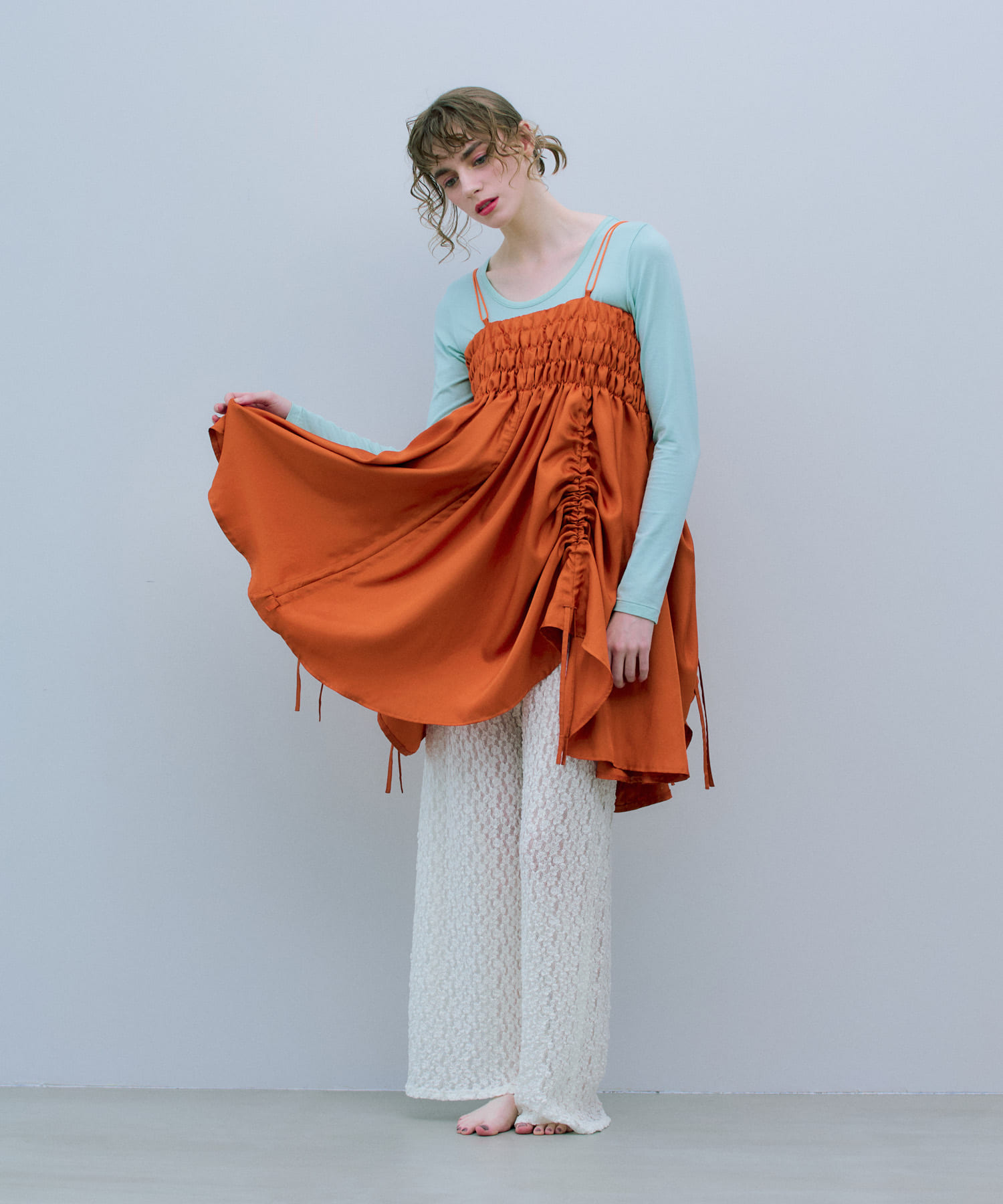 cwtch FLOWER MINI DRESS(Free ORANGE): ワンピース｜URBAN RESEARCH