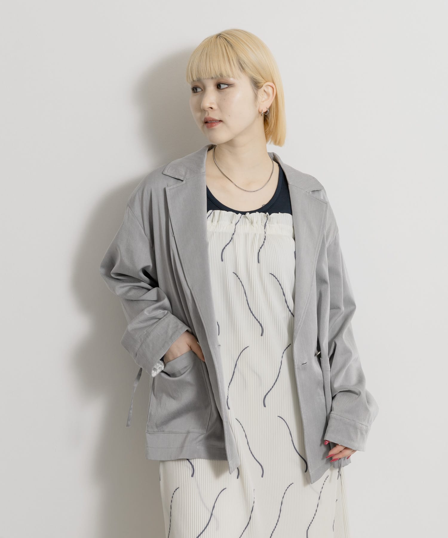 cwtch　DRAWSTRING  LIGHT JACKET