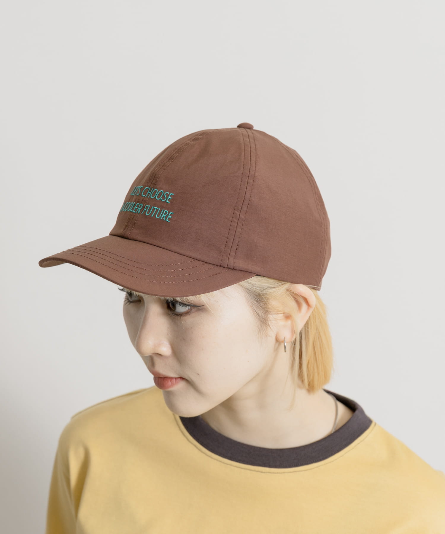THE GOODLAND MARKET　GOOD SUNSHADE CAPSET BROWN Free