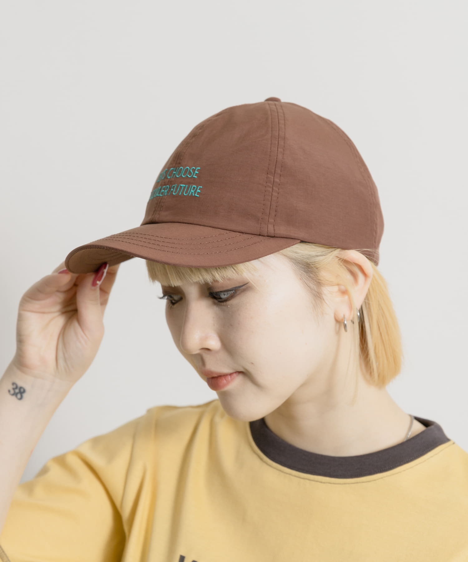 THE GOODLAND MARKET　GOOD SUNSHADE CAPSET BROWN Free