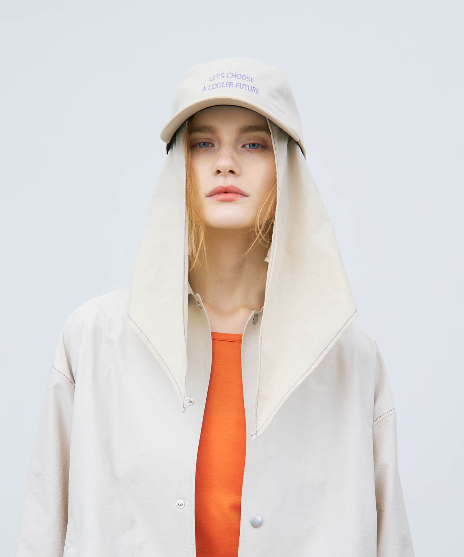 THE GOODLAND MARKET　GOOD SUNSHADE CAPSET BEIGE Free
