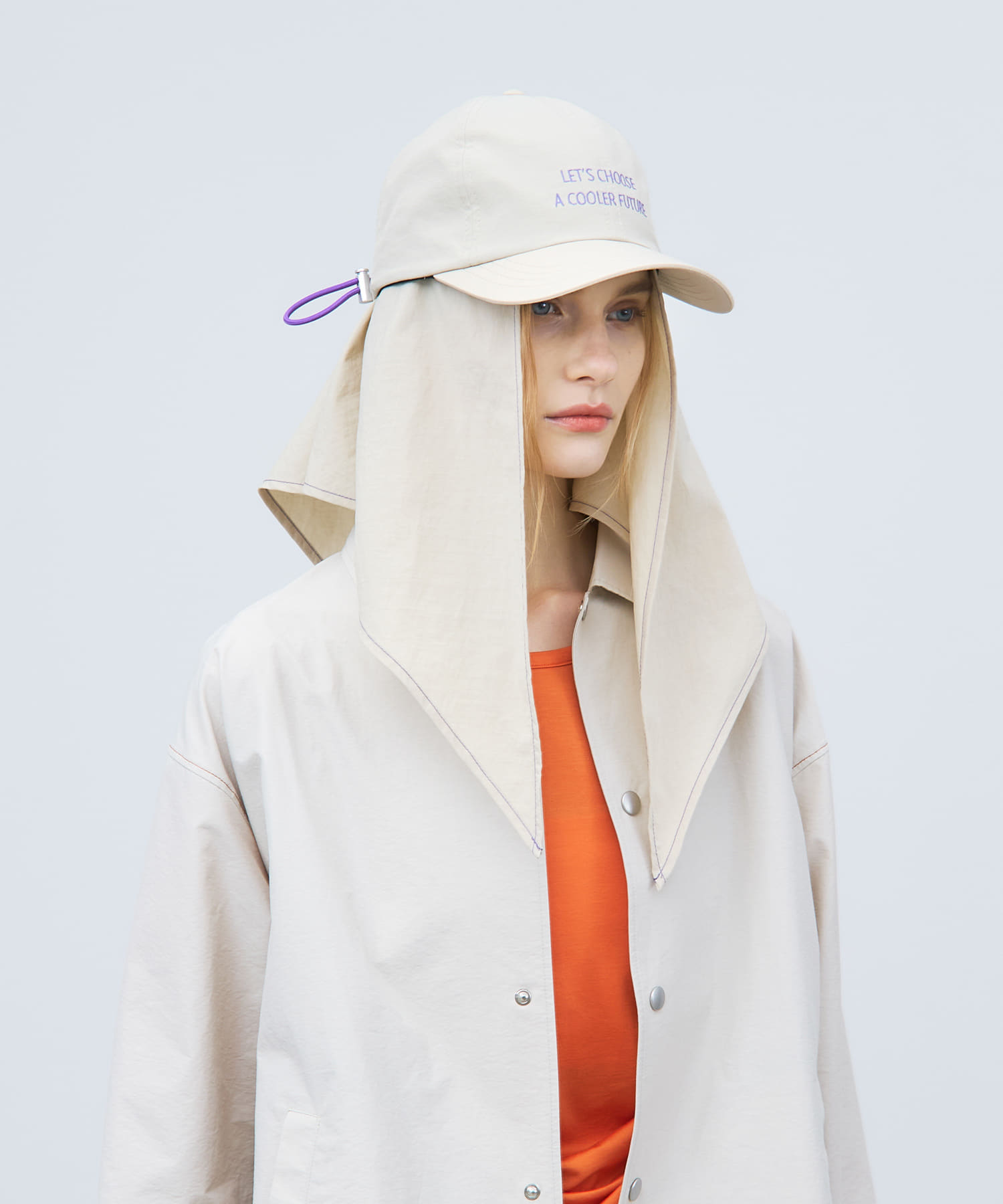 THE GOODLAND MARKET　GOOD SUNSHADE CAPSET BEIGE Free