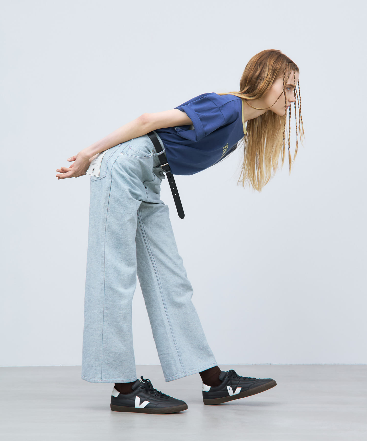 ザ グッドランド マーケット　RE DENIM SEMI FLARE PANTS