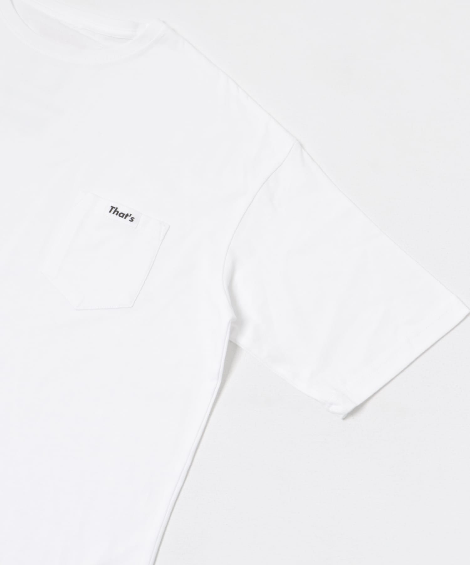 That’s　The Tee (Tag & Pocket) WH M