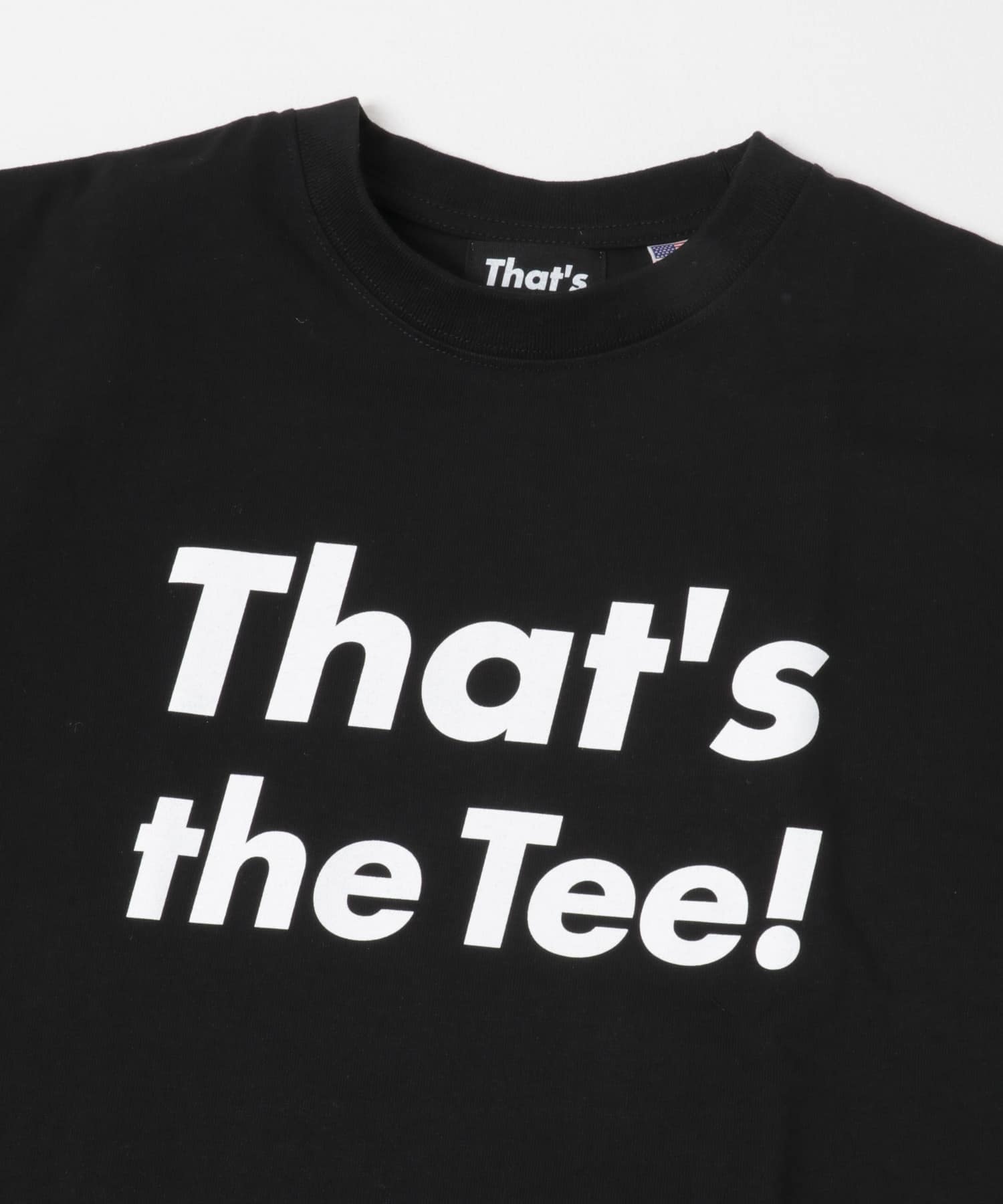 『一部別注カラー』That’s　THE TEE THATS BLACK M